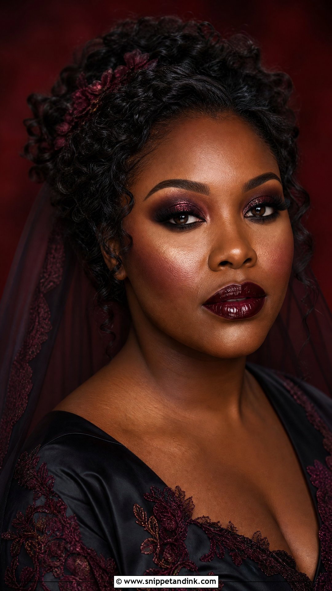 Gothic Wedding Makeup For Dark Skin - Snippet and Ink - 25 Goth Wedding Makeup Ideas