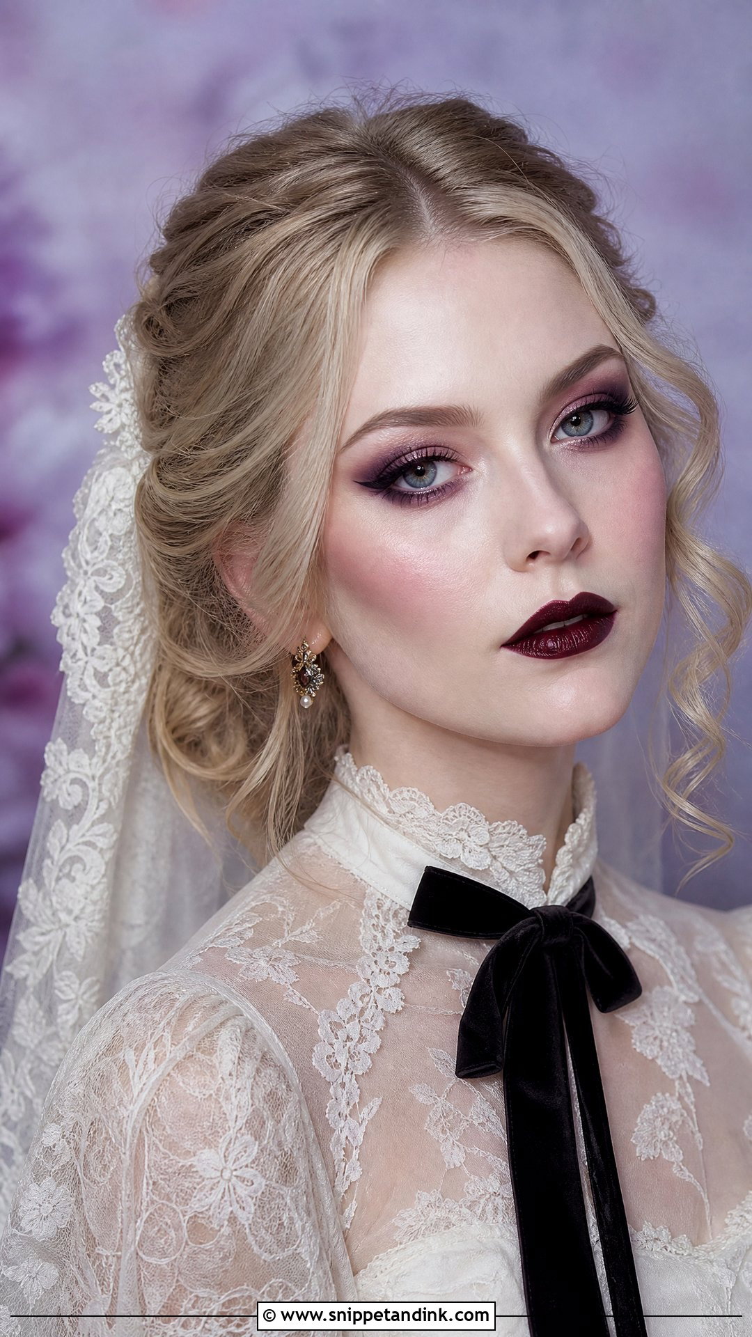 Gothic Wedding Makeup For Pale Skin - Snippet and Ink - 25 Gothic Wedding Makeup Ideas