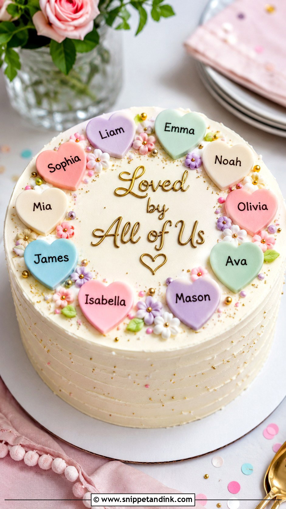 Grandchildren Anniversary Cake - Snippet and Ink - 20 Anniversary Cake for Grandparents