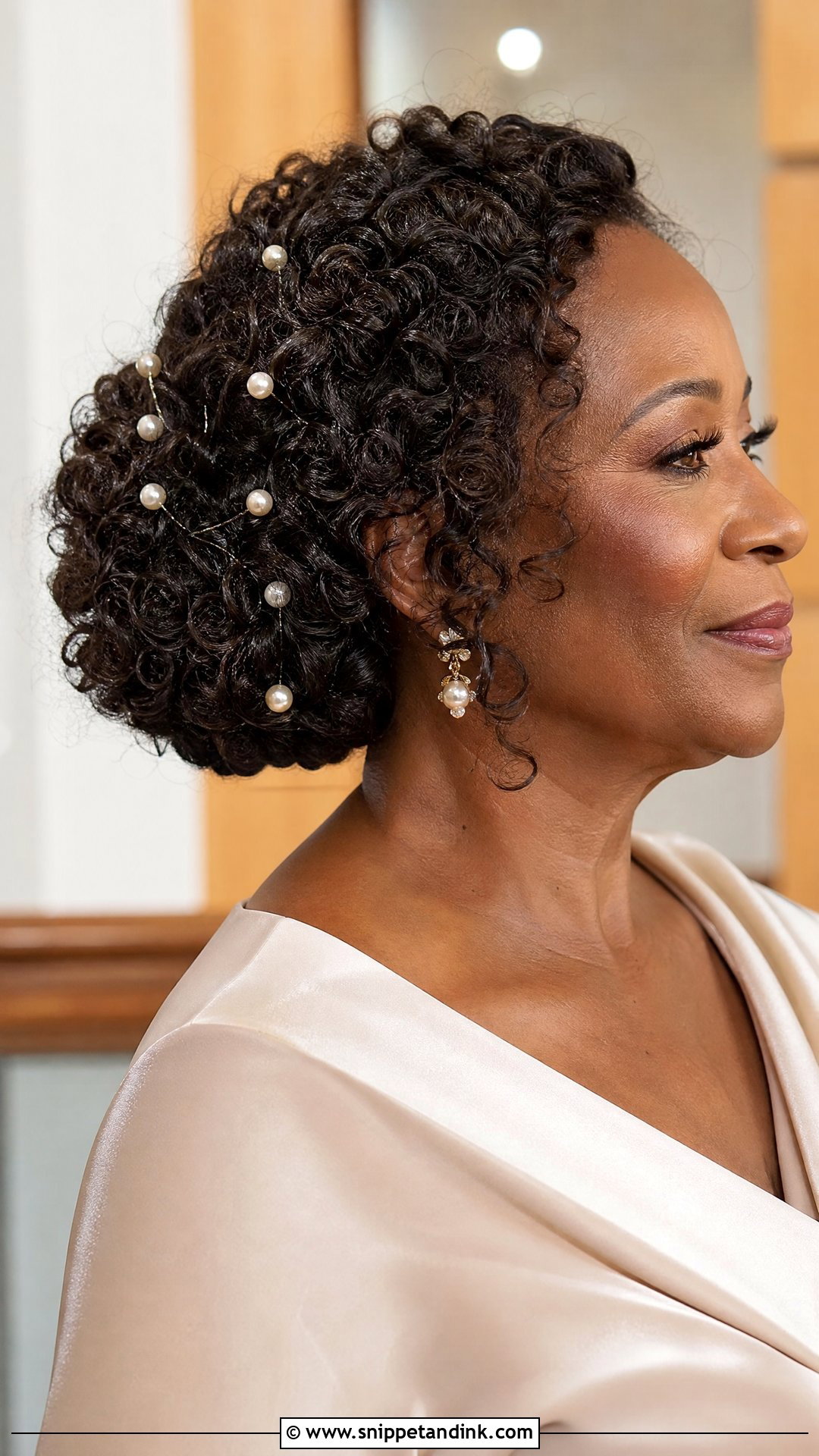 Grandma Curly Updo For Wedding - Snippet and Ink - 15 Grandma Hairstyles for Wedding