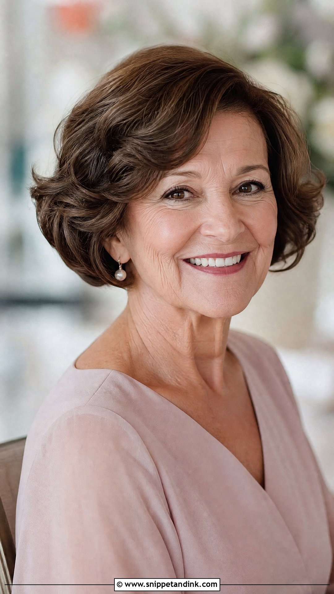 Grandmother Of The Bride Curled Bob - Snippet and Ink - 15 Grandmother of the Bride Hairstyles