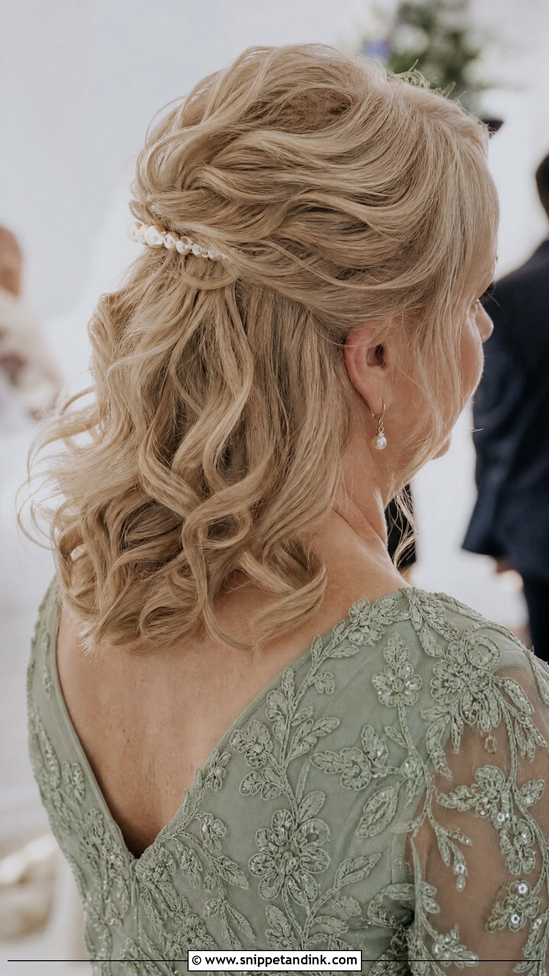 Grandmother Of The Bride Half Up Hair - Snippet and Ink - 15 Grandmother of the Bride Hairstyles
