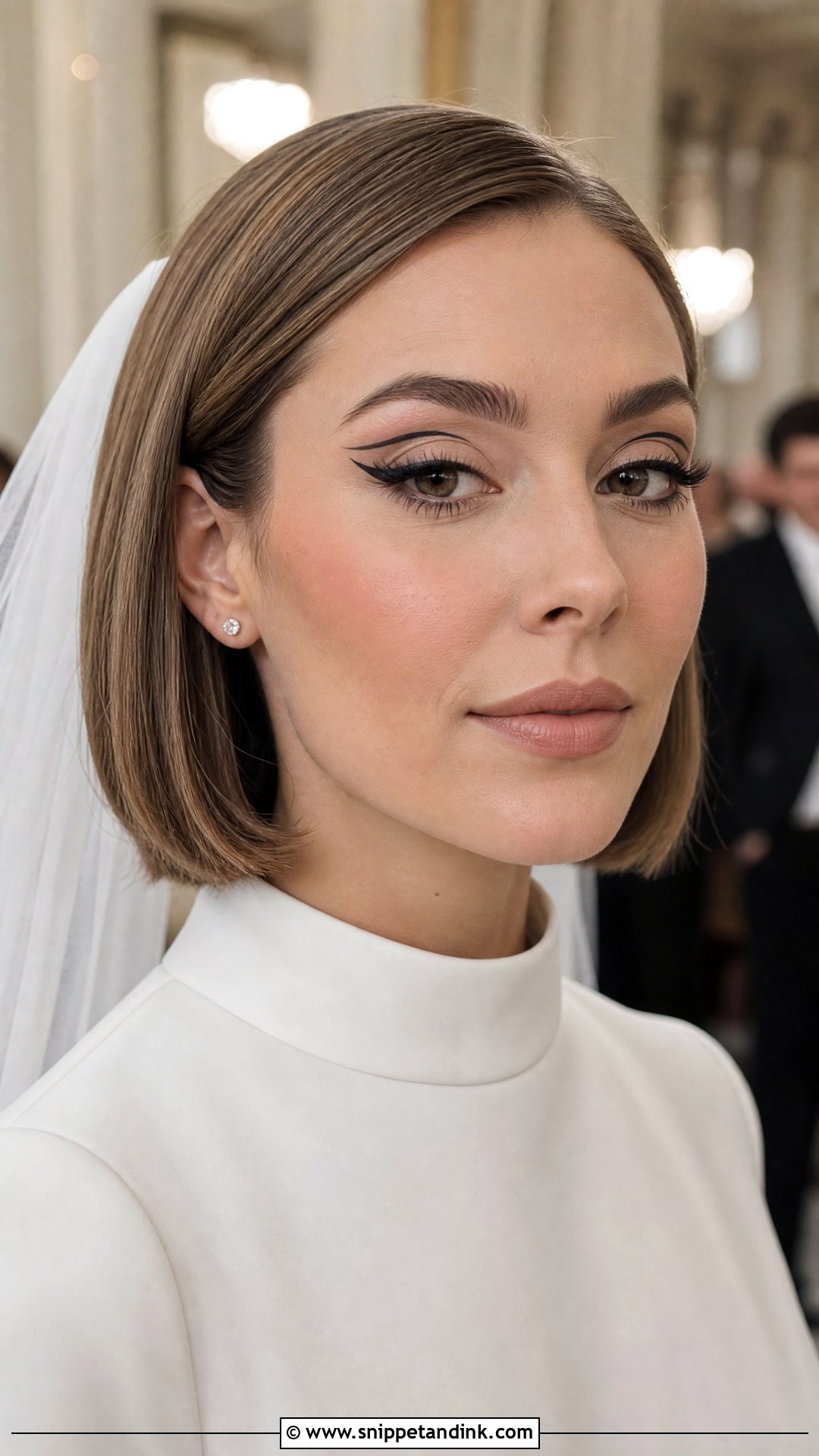 Graphic Liner Wedding Makeup - Snippet and Ink - 25 Alternative Wedding Makeup Ideas
