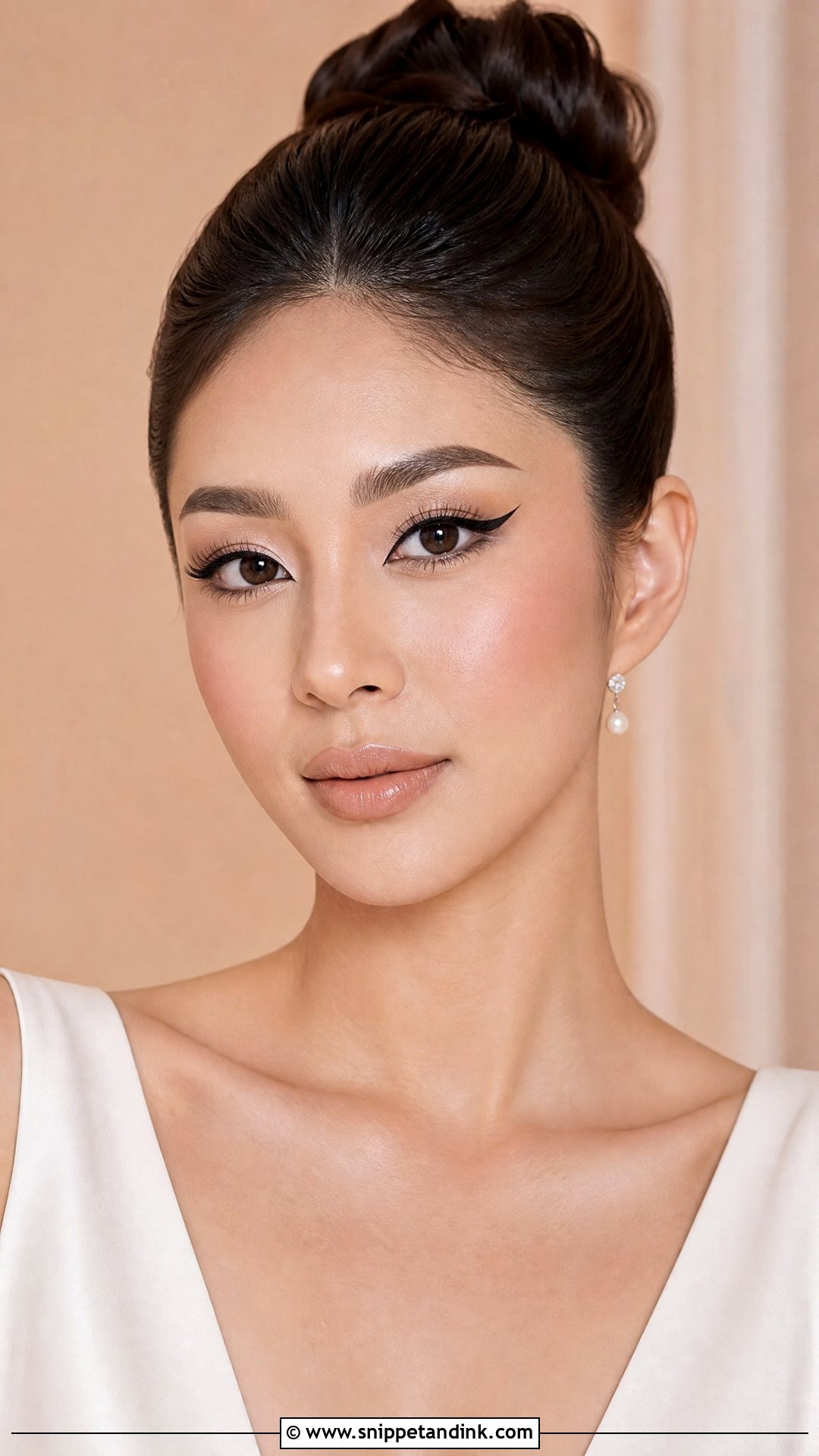 Graphic Liner Wedding Makeup - Snippet and Ink - 25 Dramatic Wedding Makeup Ideas