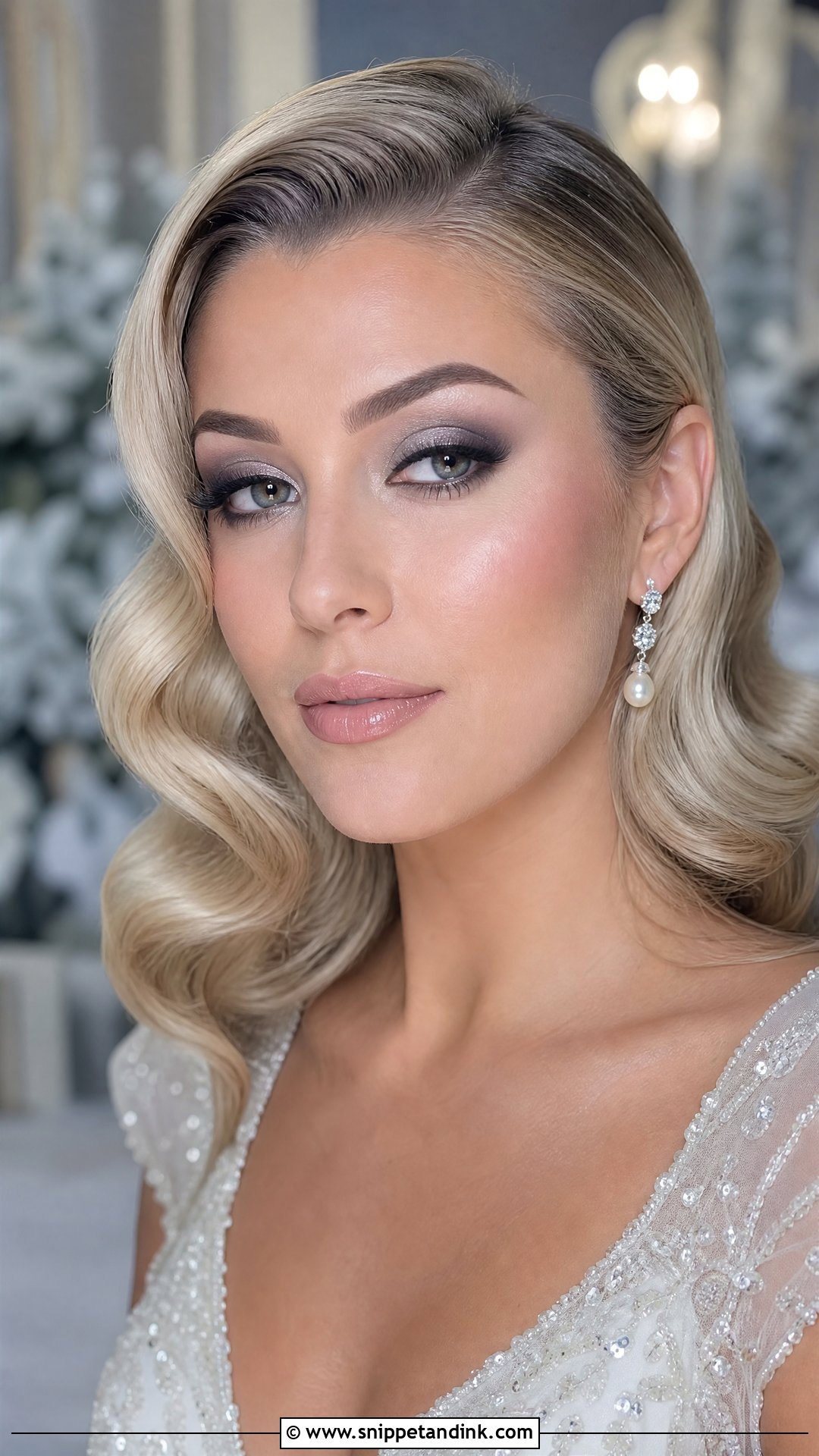 Gray Smokey Wedding Makeup - Snippet and Ink - 20 Smokey Wedding Makeup Ideas