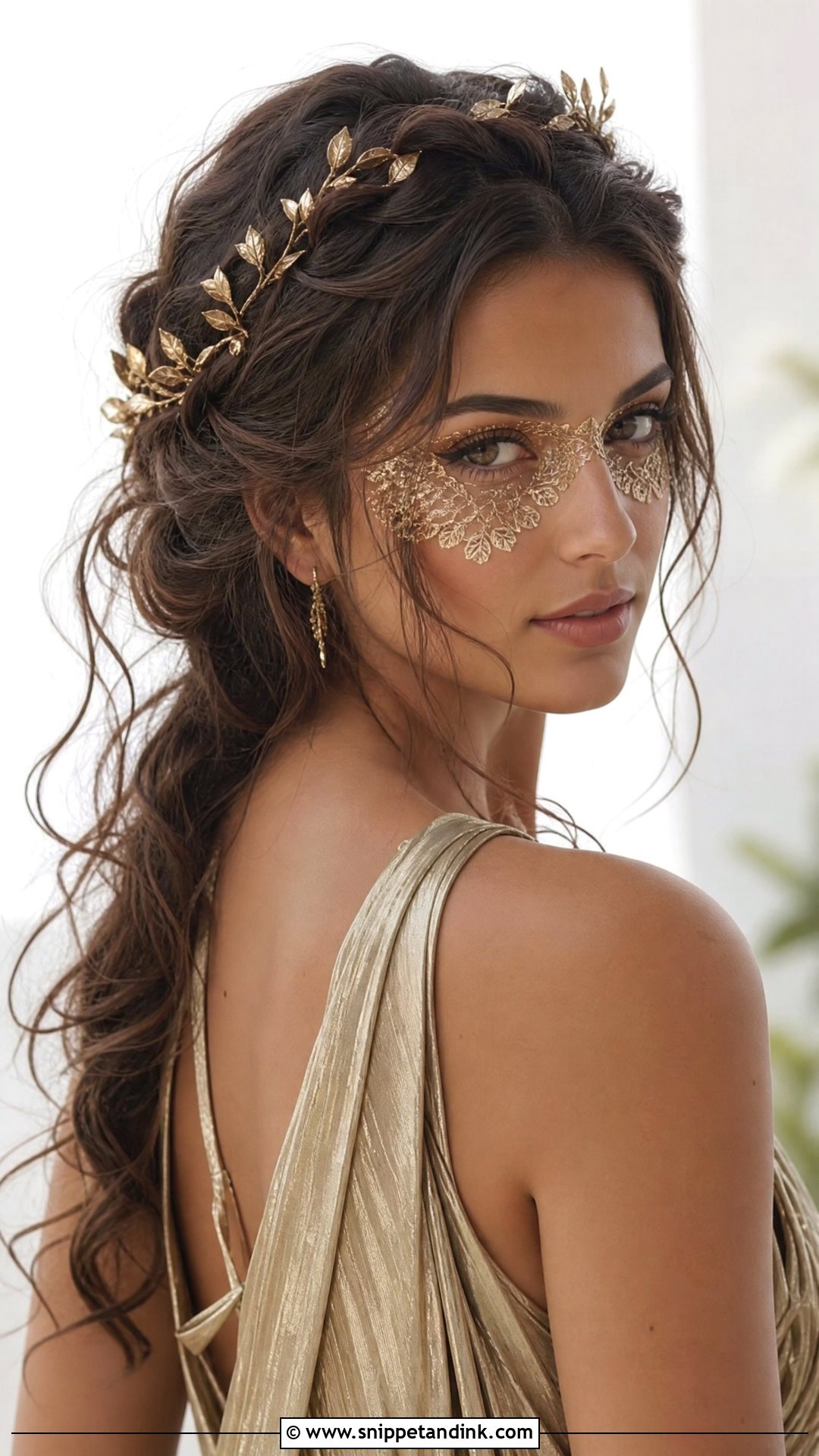 Grecian Goddess Braid - Snippet and Ink - 20 Hairstyles for Masquerade Ball