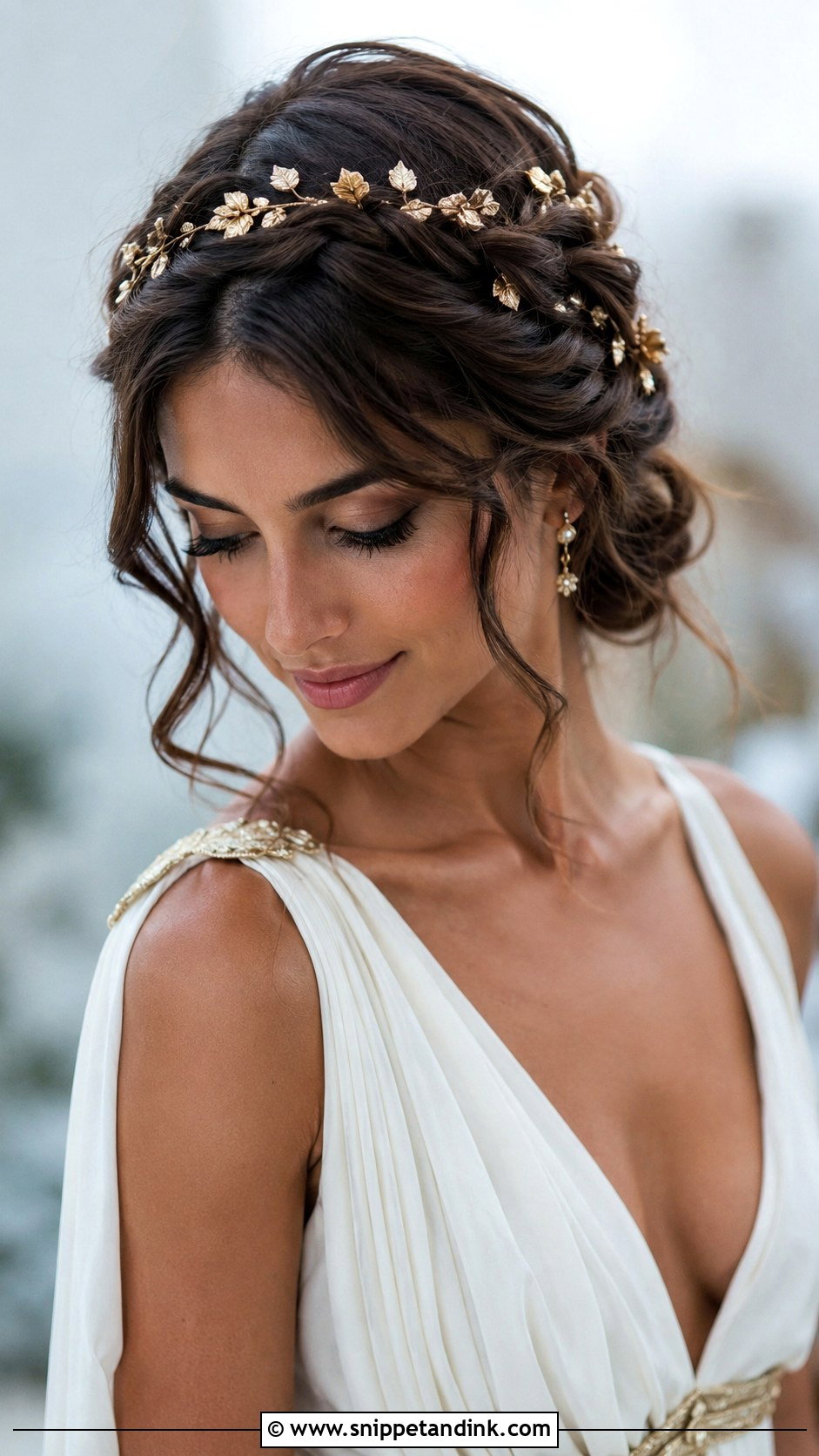 Grecian Goddess Braid - Snippet and Ink - 25 Braided Hairstyles for Bride