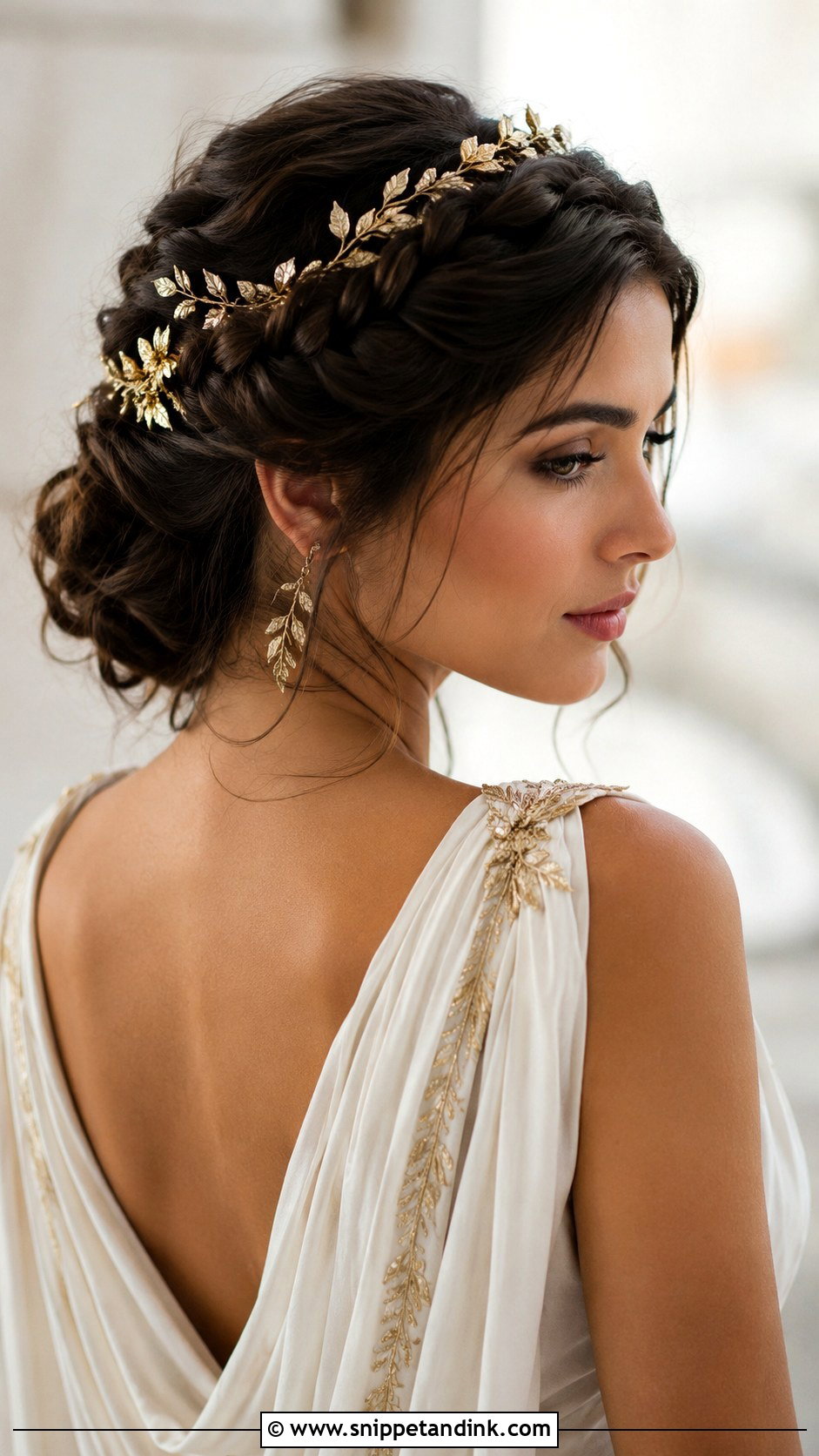 Grecian Goddess Braid Style - Snippet and Ink - 20 Bridal Braids Hairstyles