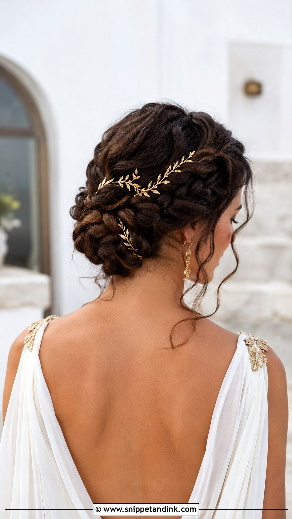 Greek Goddess Braided Updo - Snippet and Ink - 25 Bride Hairstyles for Long Hair