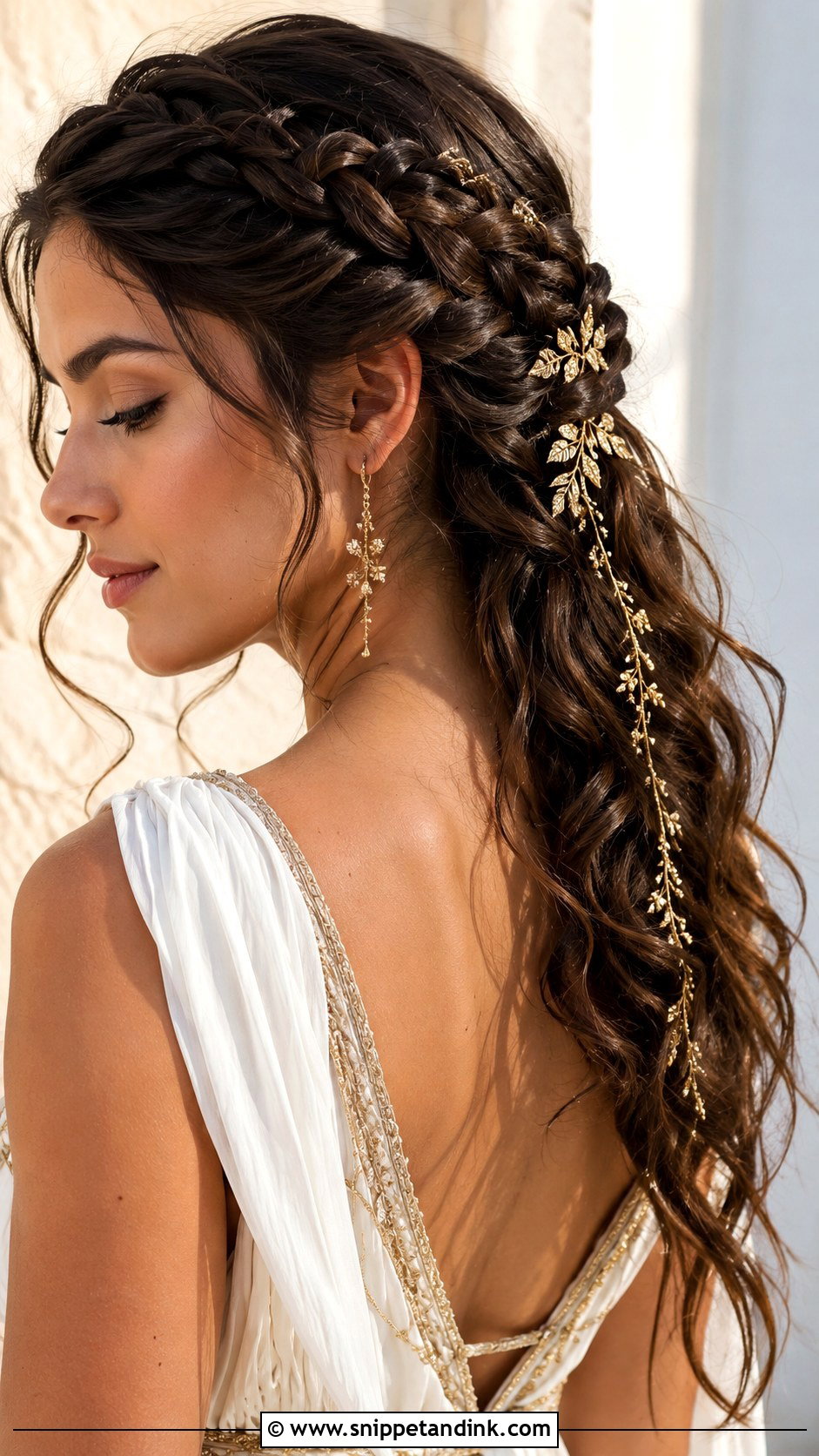 Greek Goddess Braids - Snippet and Ink - 25 Hairstyles for a Wedding