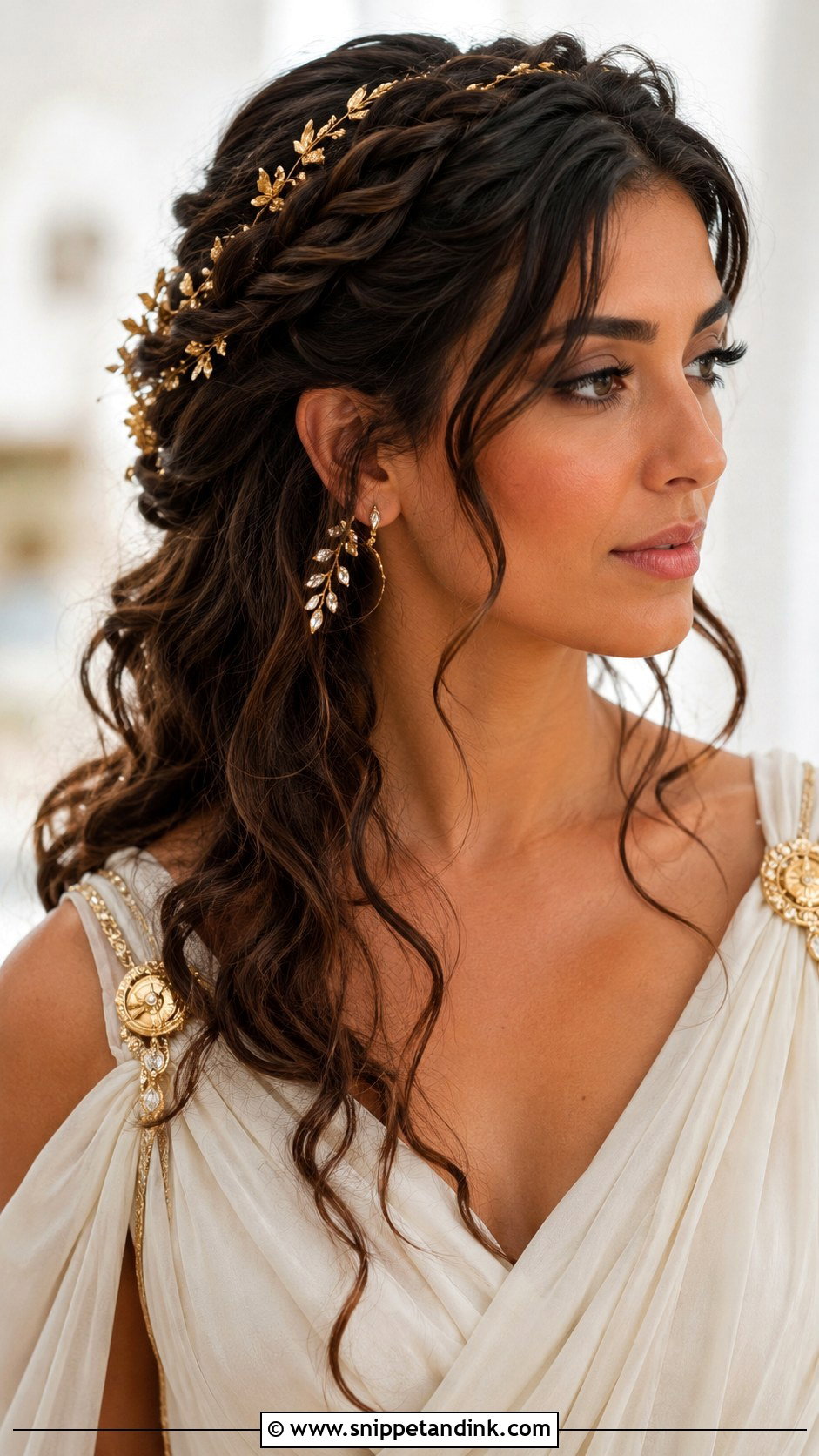 Greek Goddess Wedding Hairstyle - Snippet and Ink - 35 Hair Styles for Wedding