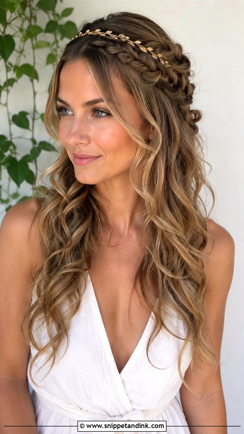 Greek Inspired Braids With Curls - Snippet and Ink - 20 Greek Inspired Hairstyles
