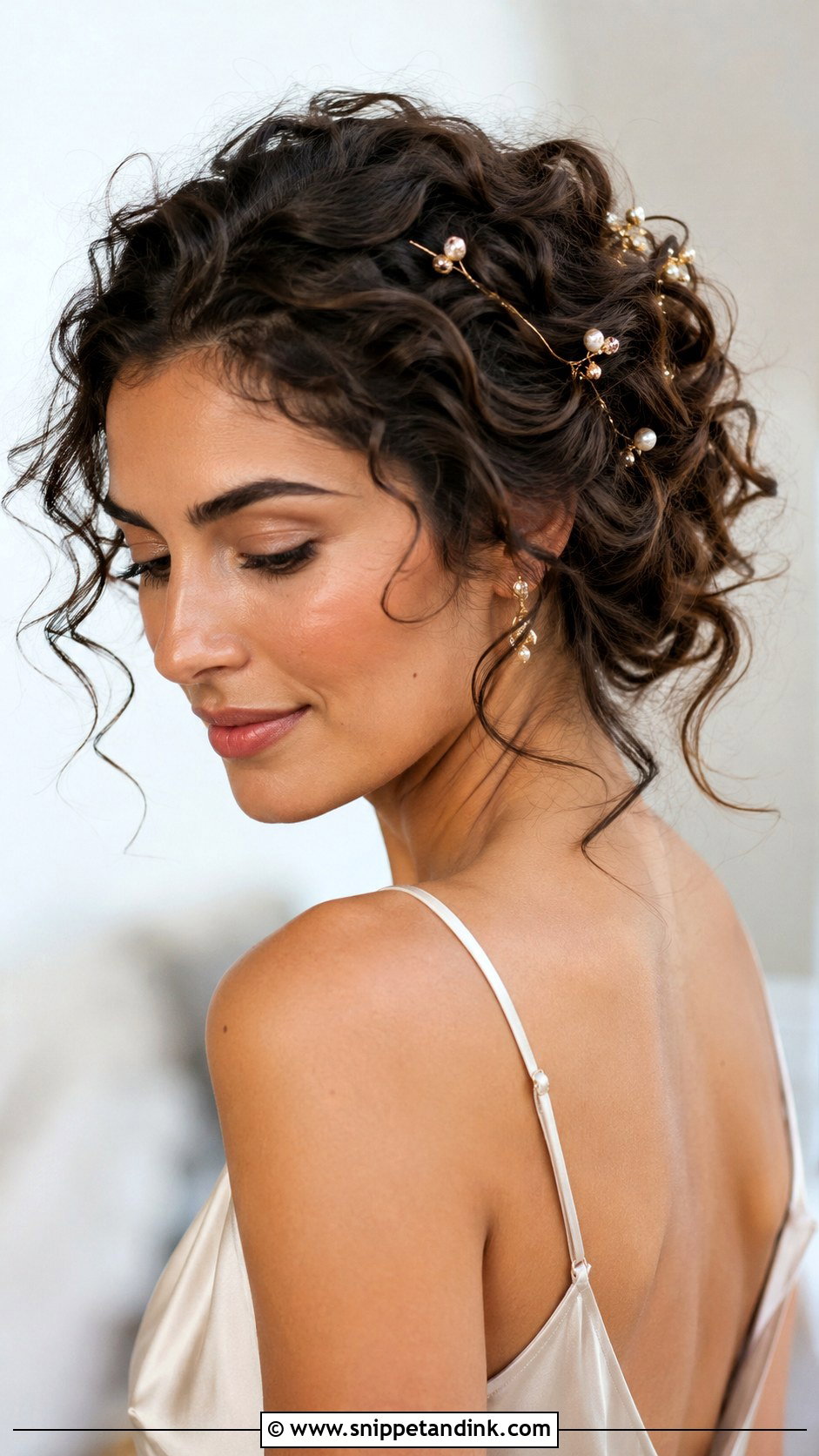 Greek Inspired Curly Updo - Snippet and Ink - 20 Greek Inspired Hairstyles