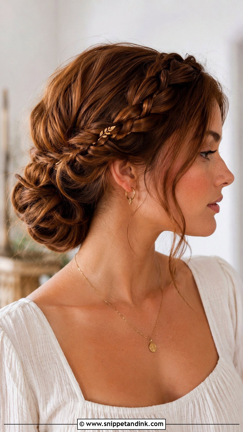 Greek Inspired Rope Braid Updo - Snippet and Ink - 20 Greek Inspired Hairstyles