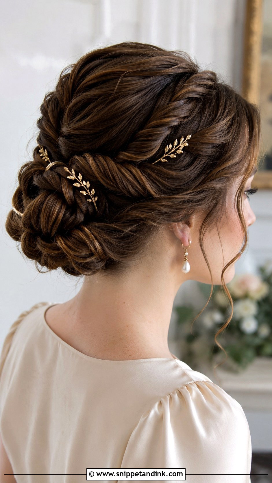 Greek Inspired Twisted Bun - Snippet and Ink - 20 Greek Inspired Hairstyles