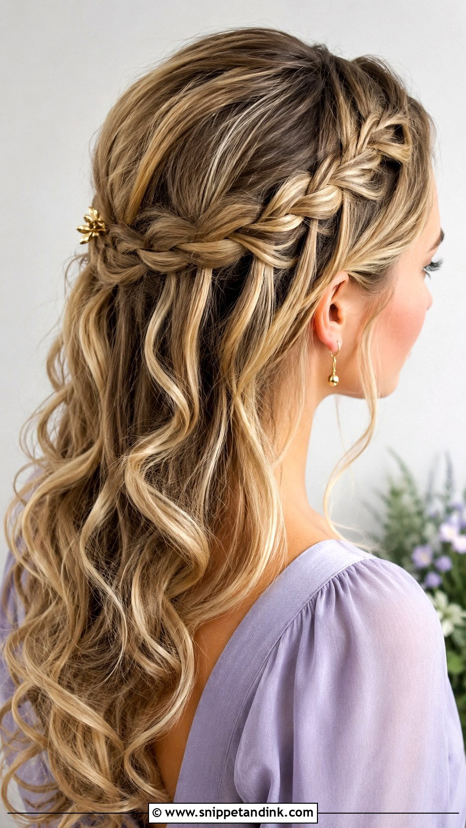 Greek Inspired Waterfall Braid - Snippet and Ink - 20 Greek Inspired Hairstyles