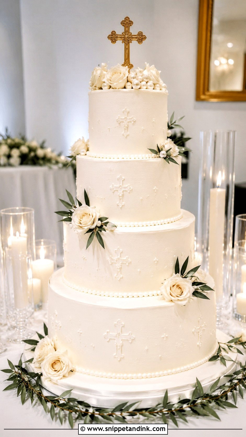 Greek Orthodox Wedding Cake - Snippet and Ink - 20 Greek Theme Cake Ideas for Wedding