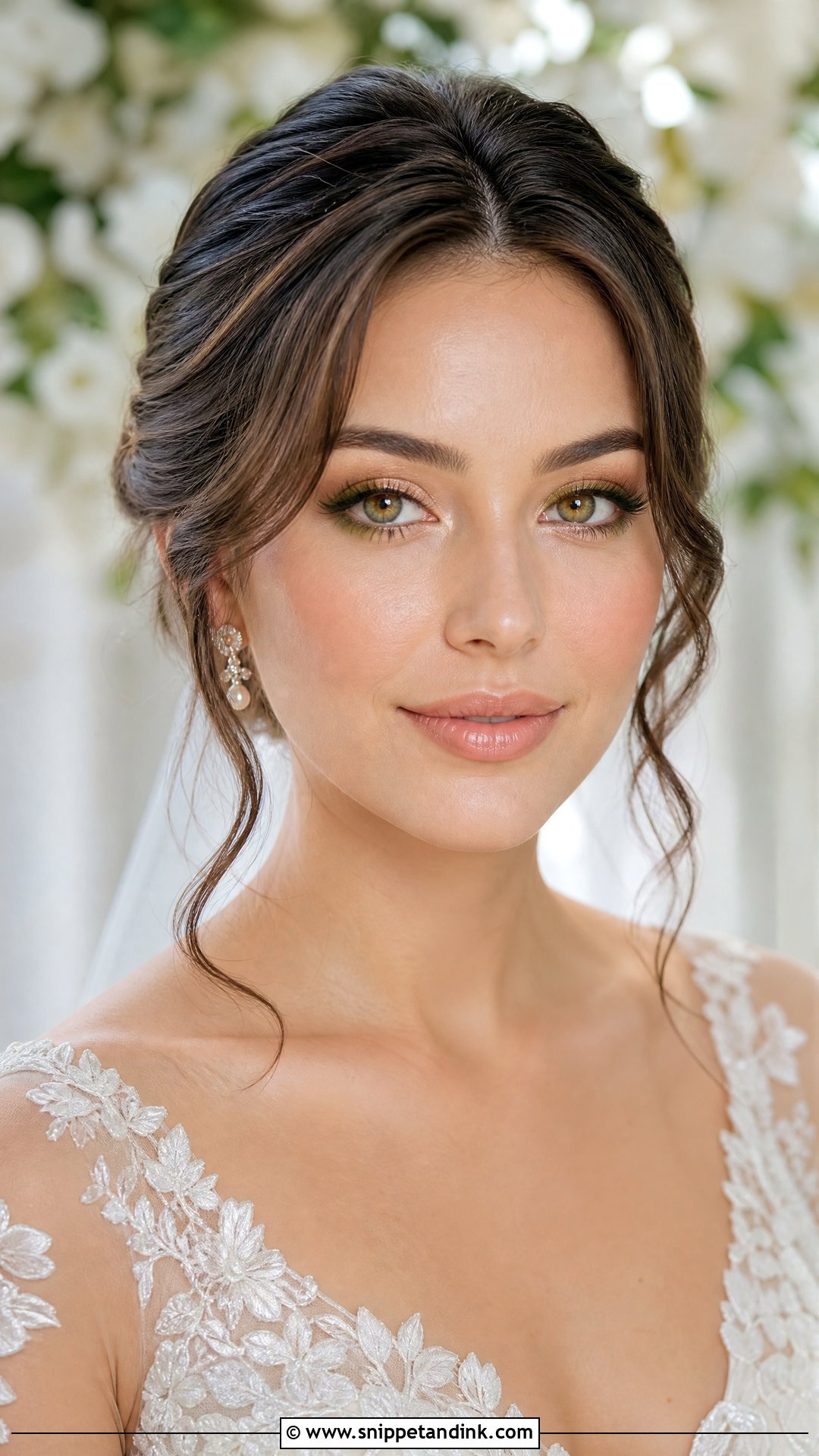 Green Accent Wedding Makeup For Hazel Eyes Brunette - Snippet and Ink - 20 Wedding Makeup for Hazel Eyes Brunette