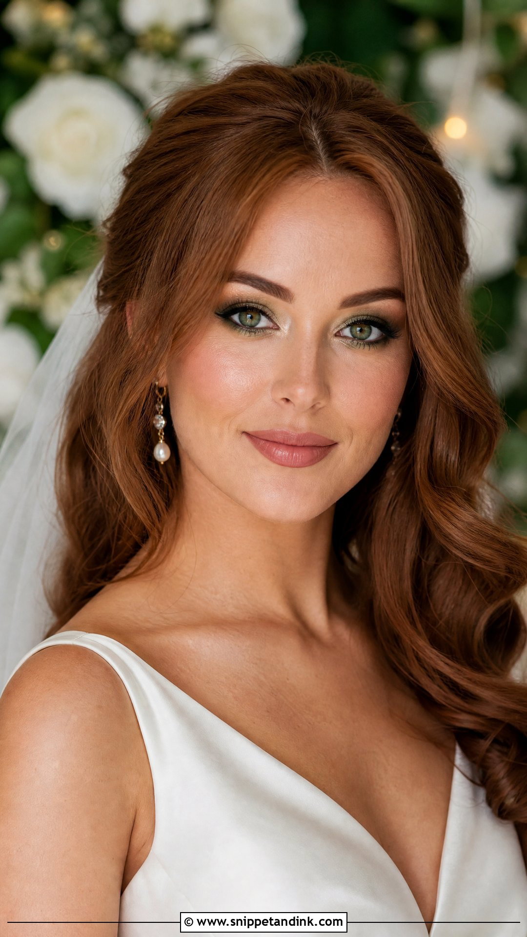Green Bridal Makeup For Green Eyes - Snippet and Ink - 20 Green Bridal Makeup Ideas