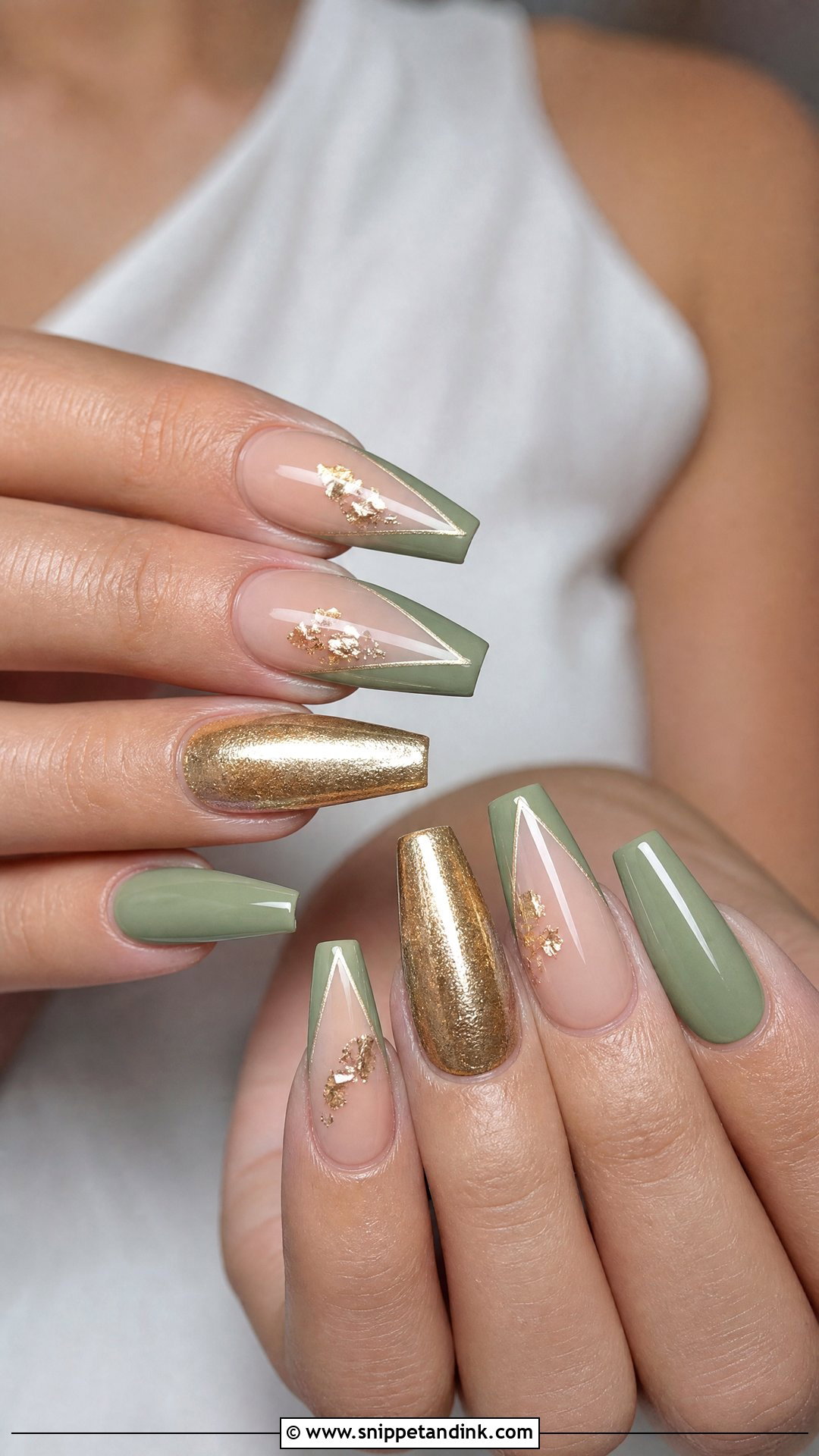 Green Coffin Wedding Nails - Snippet and Ink - 25 Green Wedding Nails