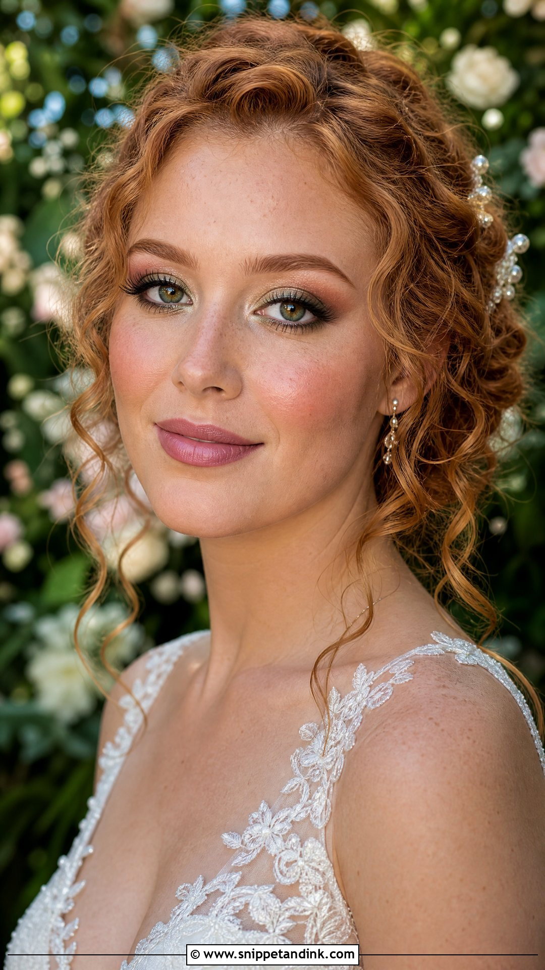 Green Eye Wedding Makeup For Red Hair - Snippet and Ink - 20 Wedding Makeup Red Hair Ideas