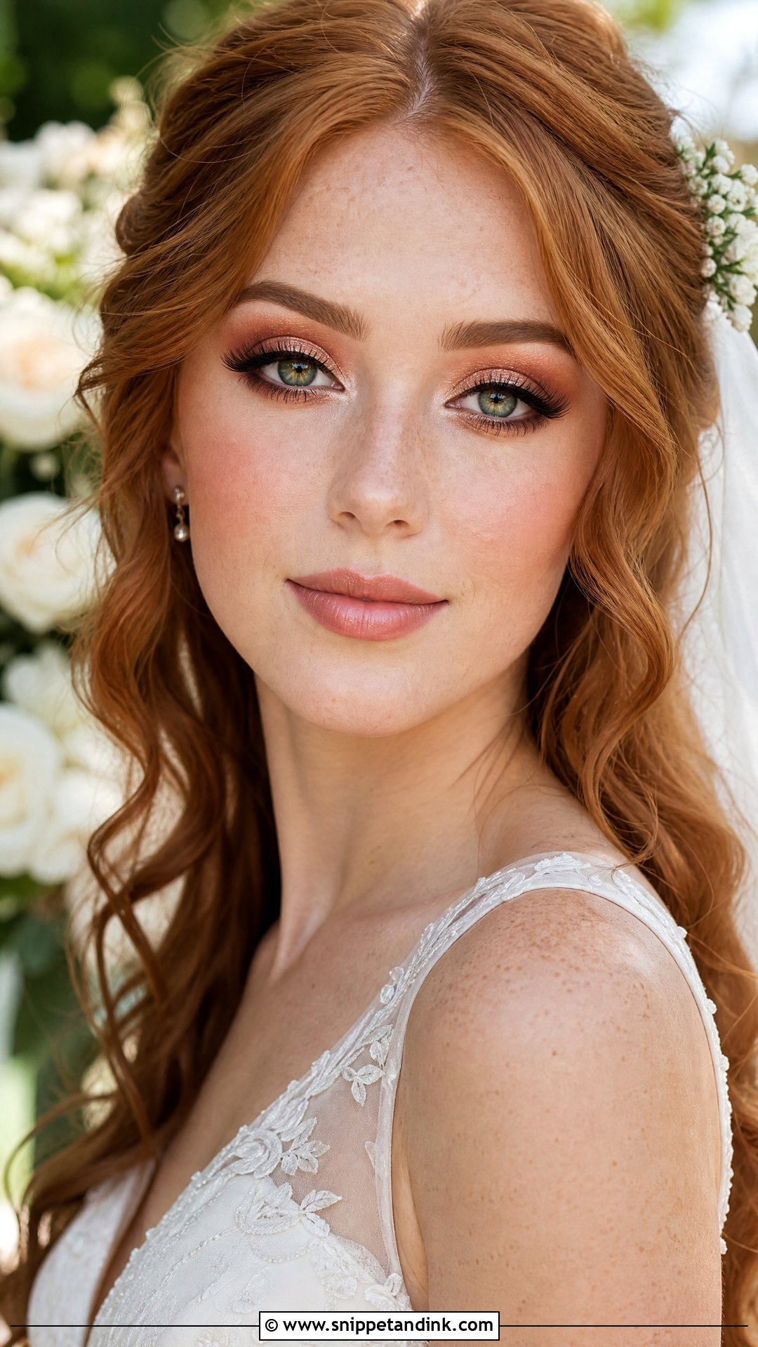 Green Eye Wedding Makeup For Redheads - Snippet and Ink - 25 Wedding Makeup Redhead Ideas