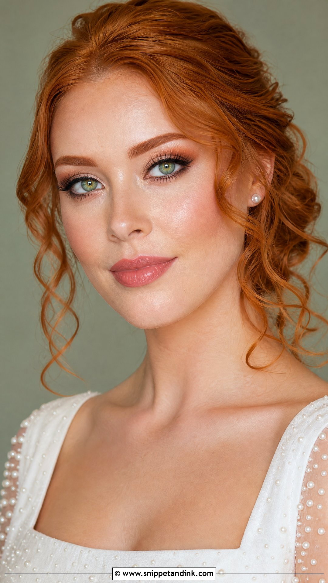 Green Eye Wedding Makeup For Redheads - Snippet and Ink - 20 Red Head Wedding Makeup Ideas