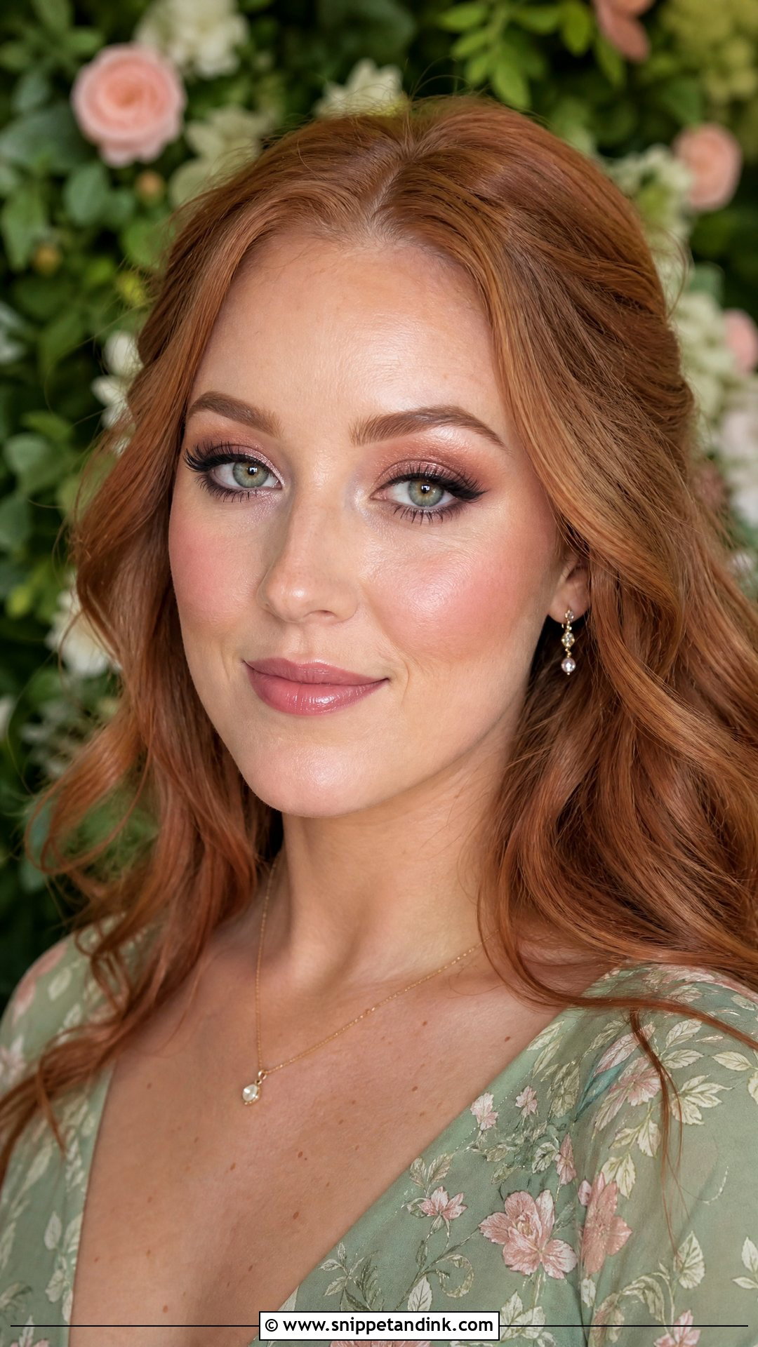 Green Eyes Summer Wedding Makeup - Snippet and Ink - 20 Natural Summer Wedding Makeup Ideas