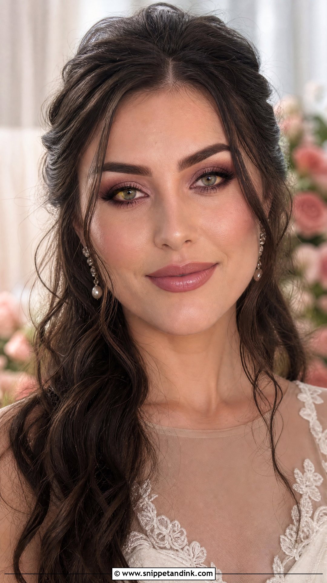 Green Eyes Wedding Makeup For Brunettes - Snippet and Ink - 25 Wedding Makeup for Brunettes