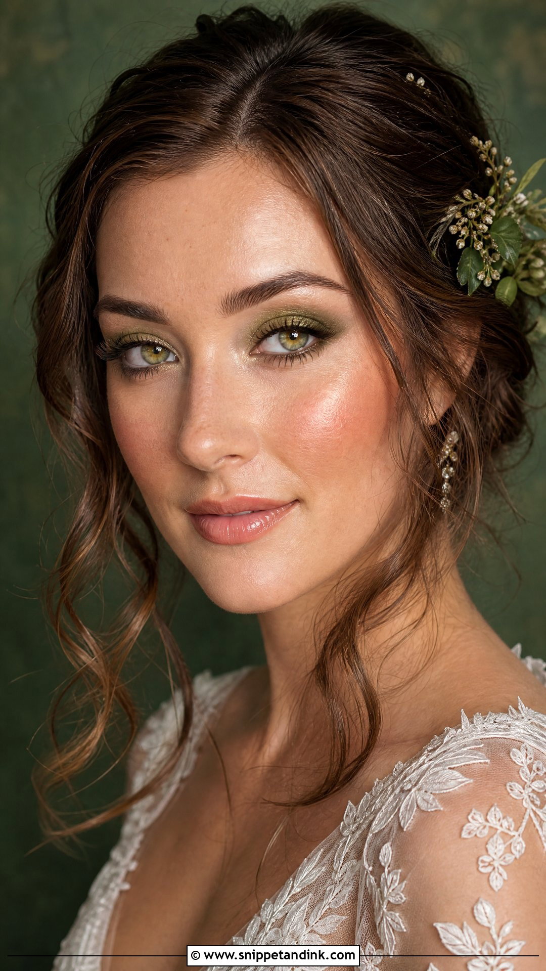 Green Fairy Bridal Makeup - Snippet and Ink - 20 Fairy Bridal Makeup Ideas