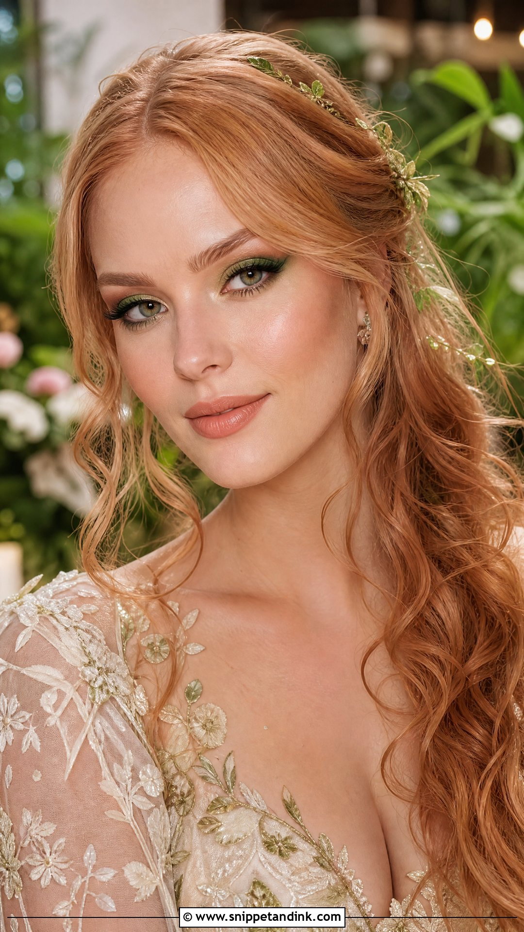 Green Fairy Wedding Makeup - Snippet and Ink - 20 Fantasy Wedding Makeup Ideas