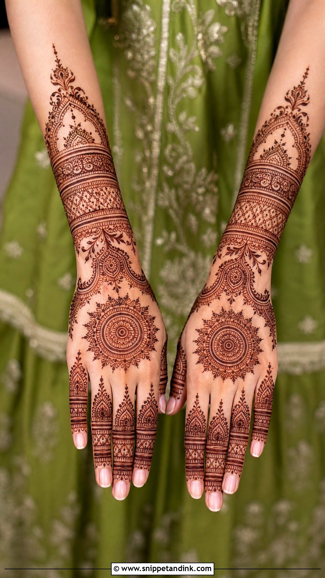 Green Kurta Lehenga For Bride - Snippet and Ink - 25 Green Mehendi Outfits for Bride