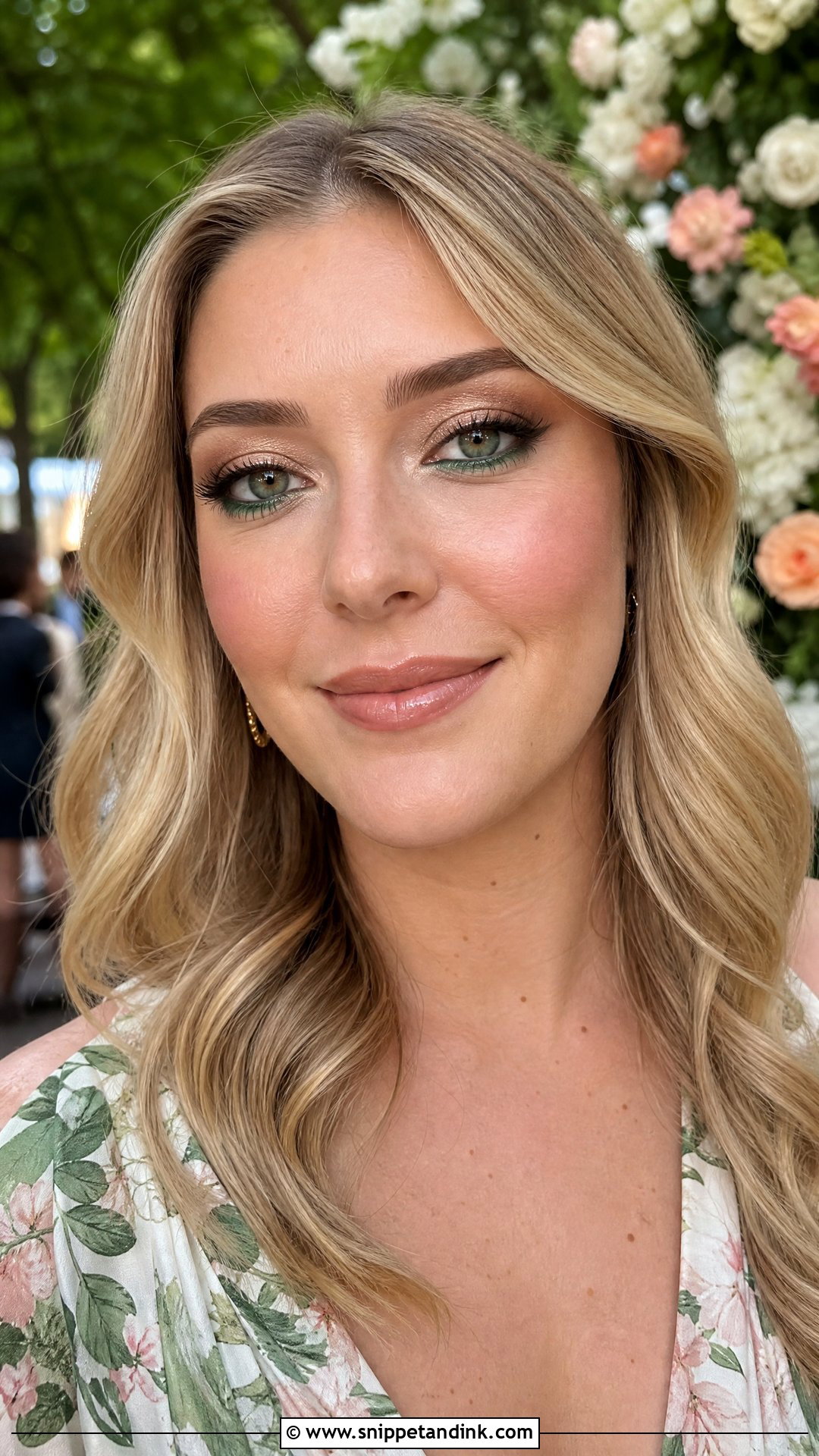 Green Lower Lash Line Wedding Makeup - Snippet and Ink - 20 Green Wedding Makeup Ideas