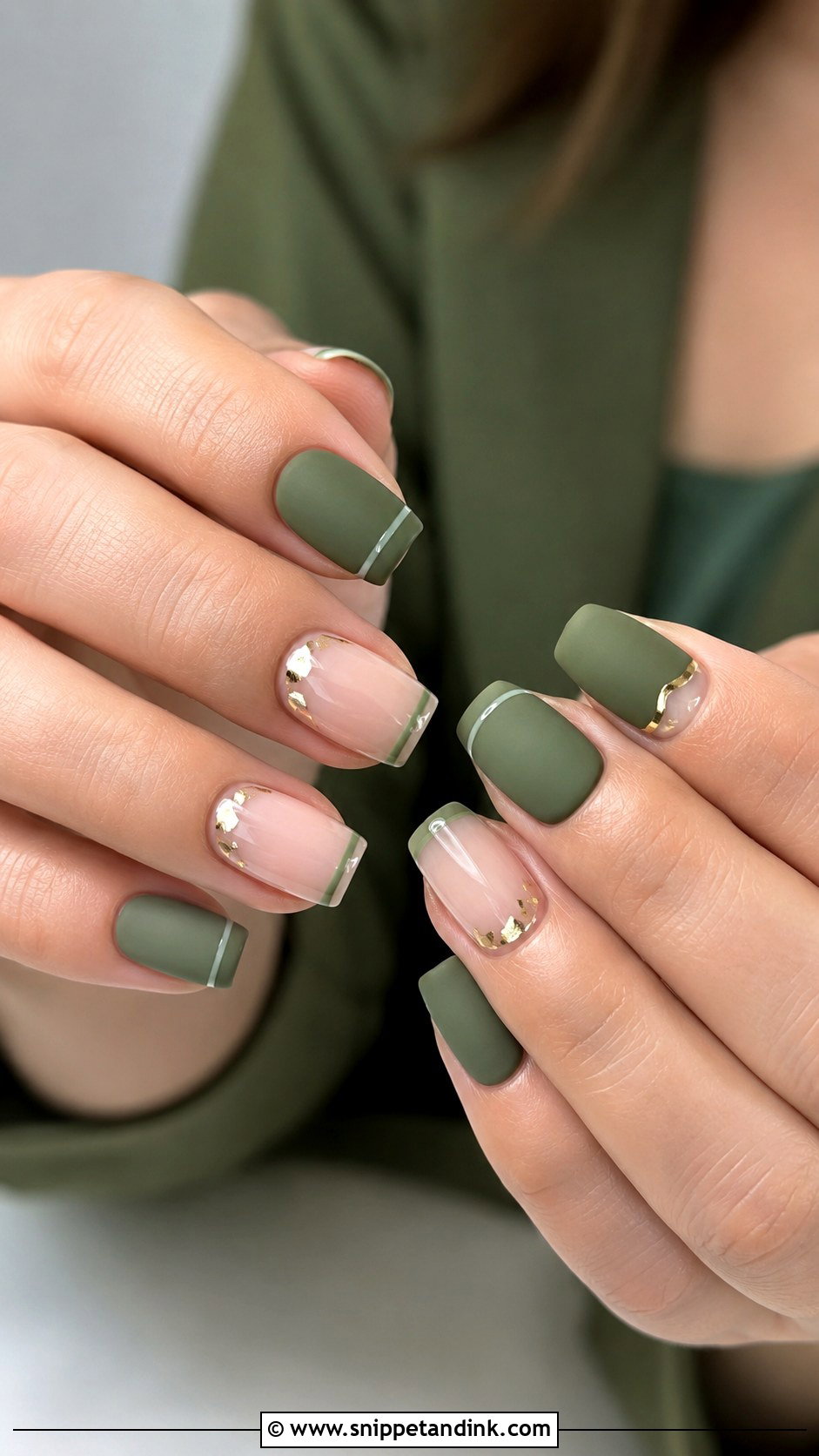 Green Matte Wedding Nails - Snippet and Ink - 20 Green Wedding Nails for Bride