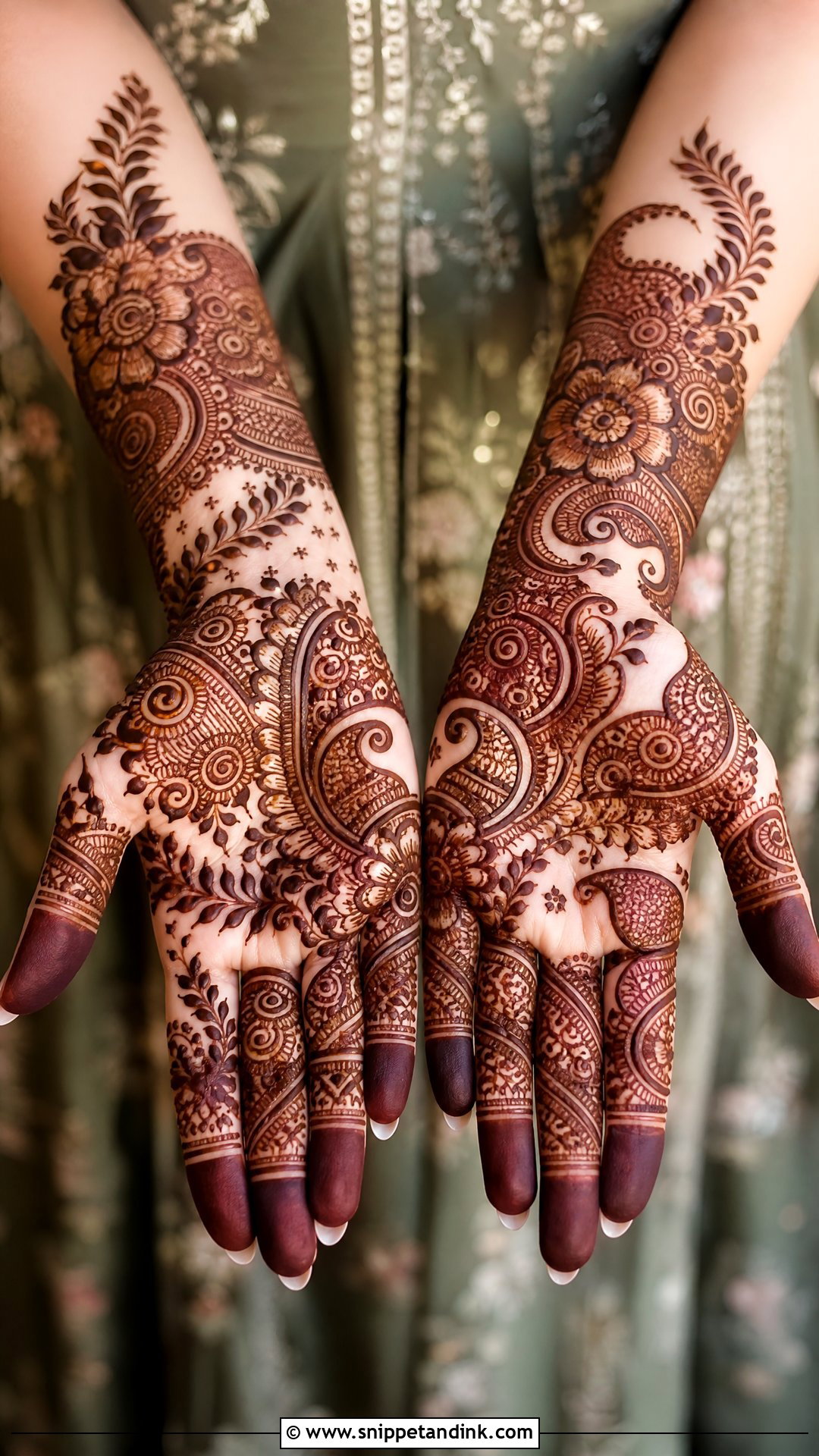 Green Mehndi Lehenga For Bride - Snippet and Ink - 25 Mehandi Dresses for Brides