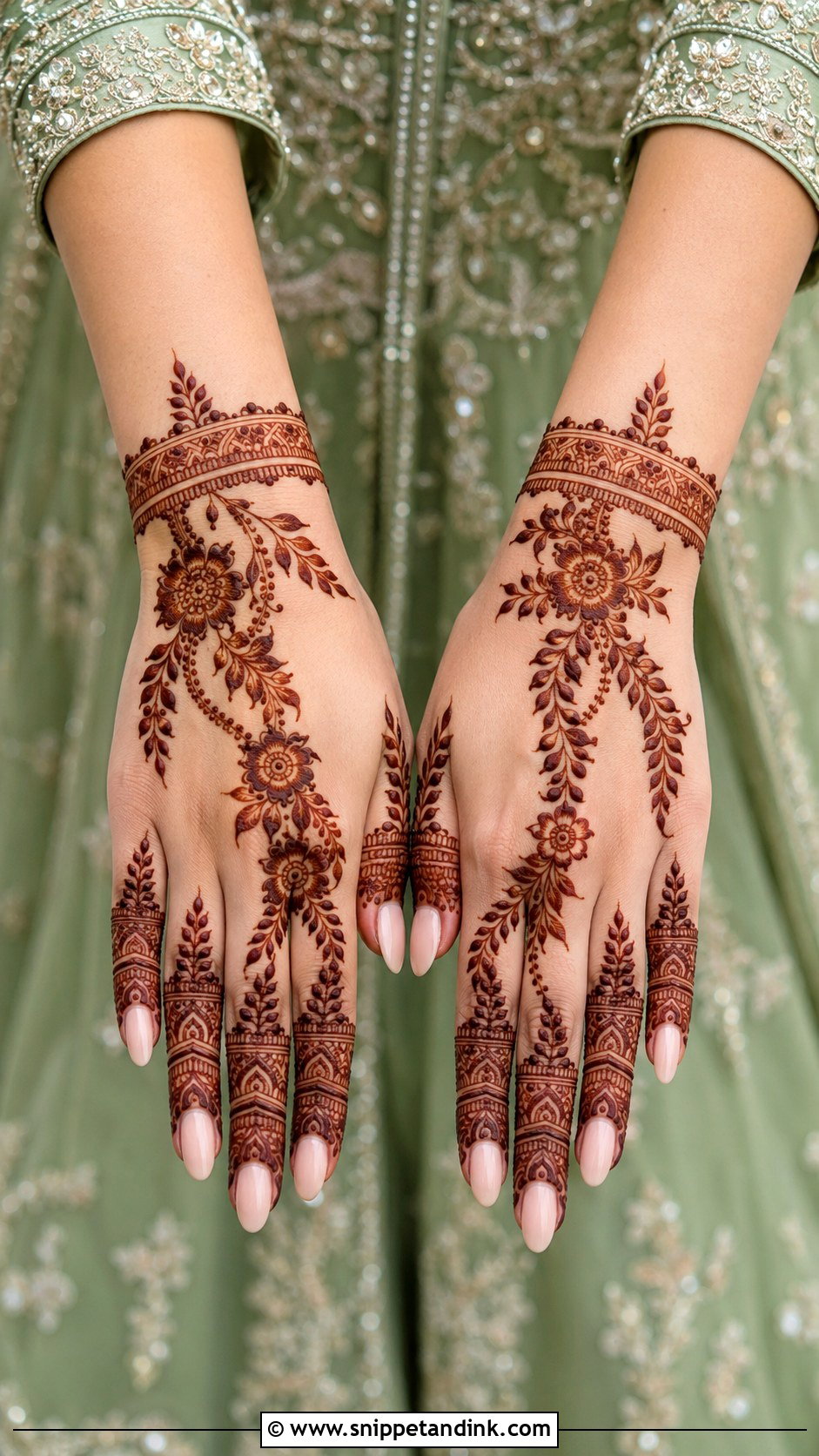 Green Sharara For Mehandi Bride - Snippet and Ink - 30 Mehandi Outfits Brides