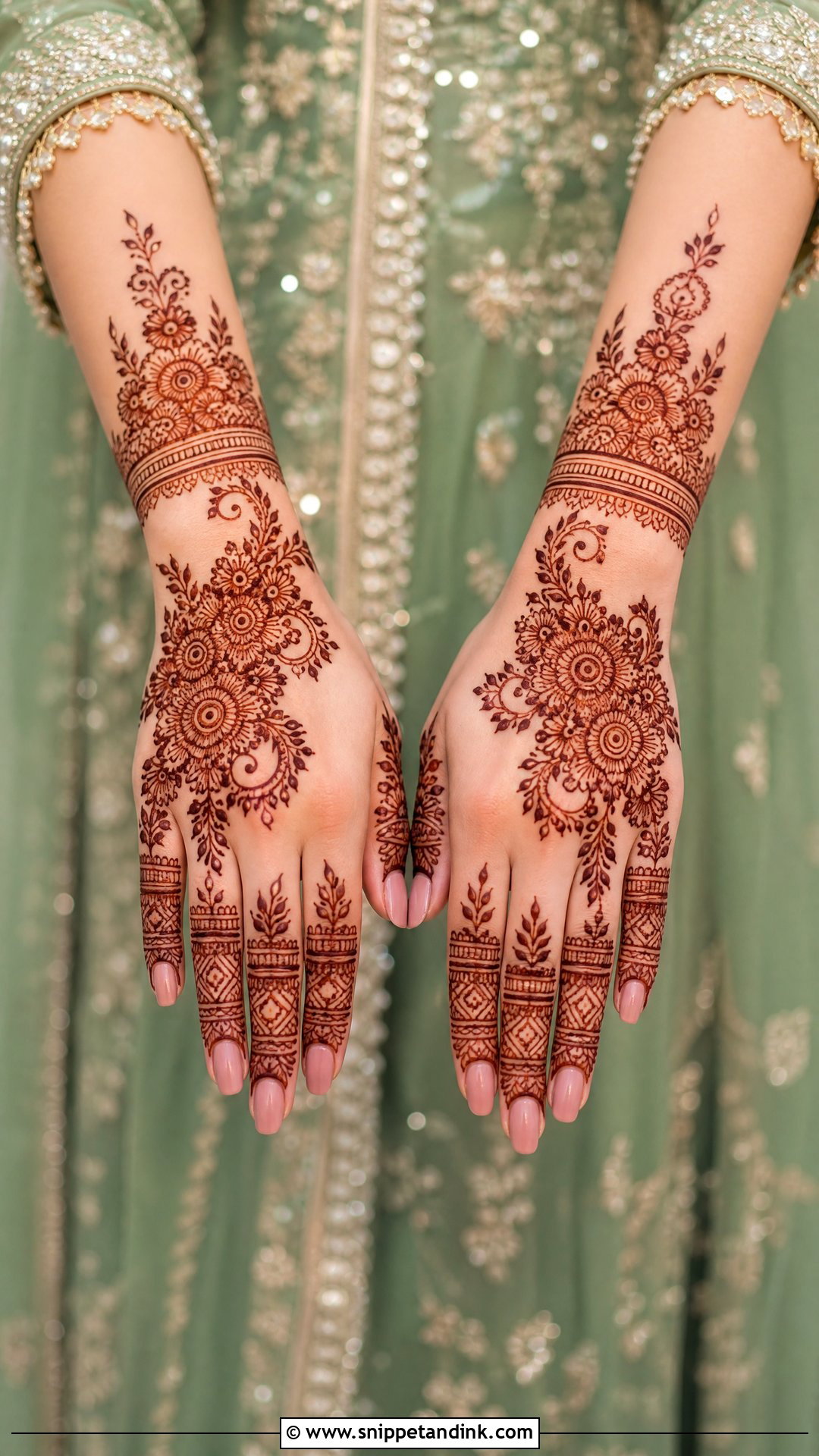Green Sharara Mehndi Outfit For Bride - Snippet and Ink - 25 Mehndi Outfit Ideas for Bride