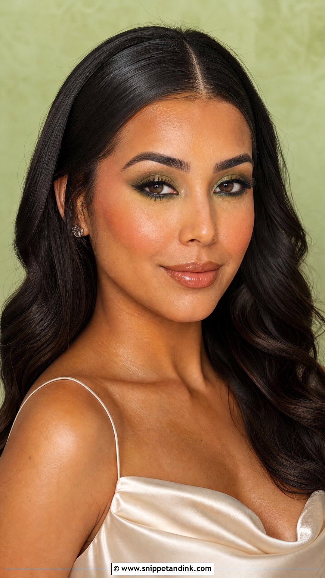 Green Wedding Guest Eye Makeup - Snippet and Ink - 20 Wedding Guest Eye Makeup Ideas