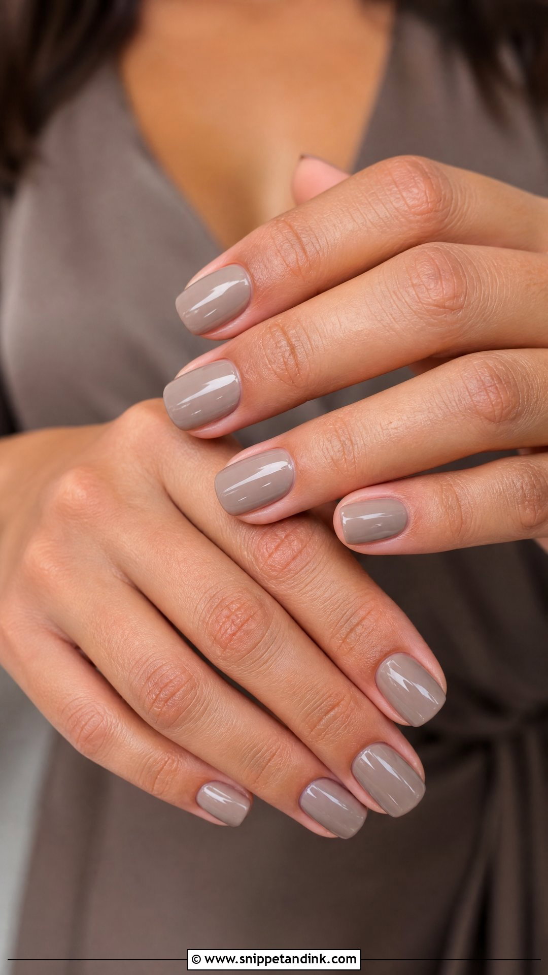 Greige Gloss Fall Wedding Guest Nails - Snippet and Ink - 25 Fall Wedding Nails for Guest