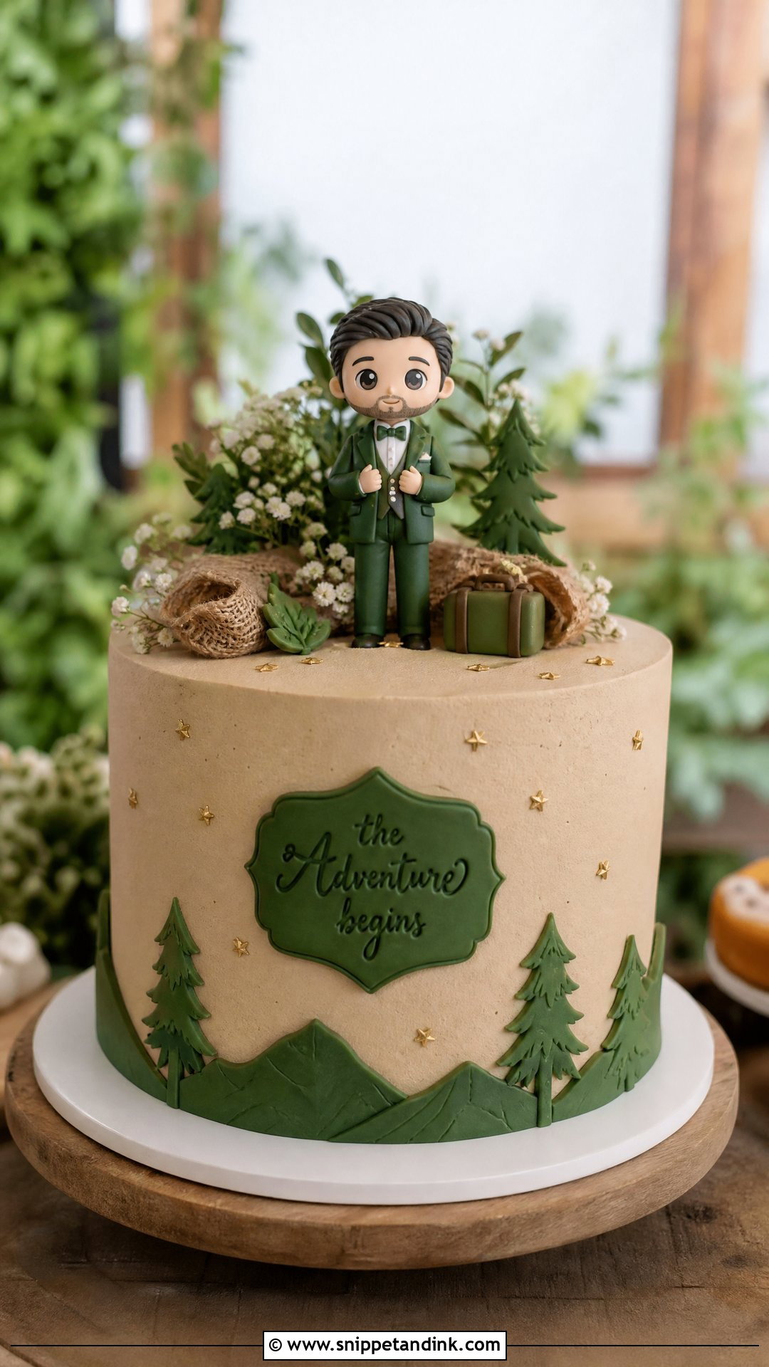 Grogu Groom Cake - Snippet and Ink - 25 Star Wars Groom Cake Ideas