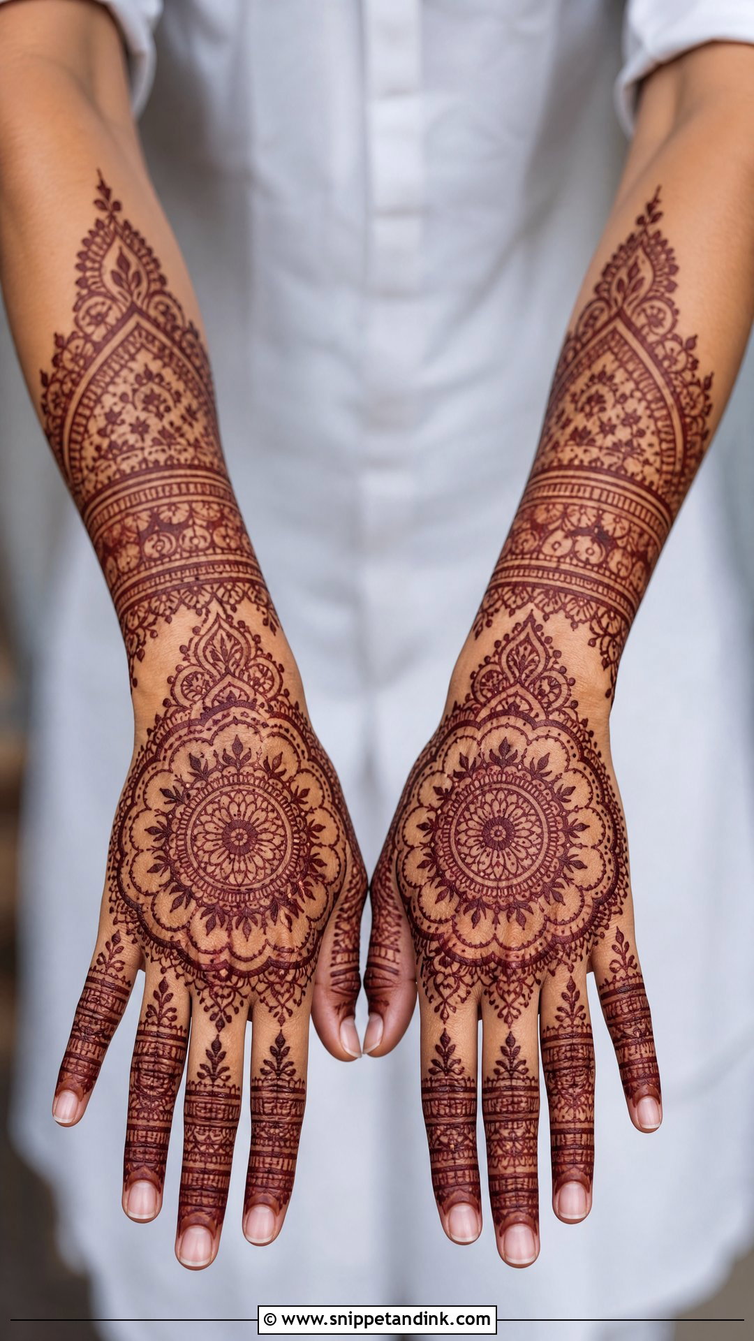 Groom Full Hand Simple Mehndi Design - Snippet and Ink - 20 Groom Simple Mehndi Design Ideas