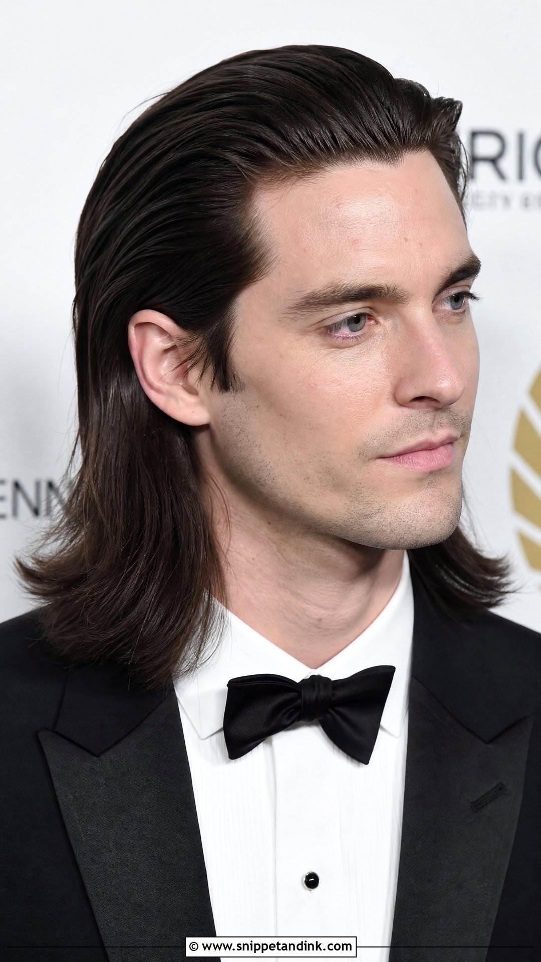 Groom Long Hair Slicked Back - Snippet and Ink - 15 Groom Long Hair Wedding Men Ideas