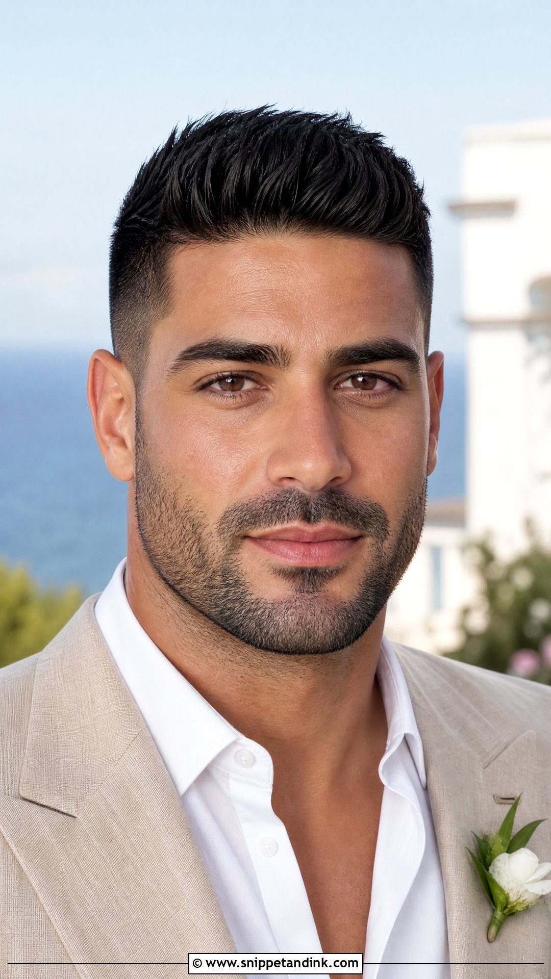 Groom Makeup With Stubble - Snippet and Ink - 25 Groom Makeup Ideas