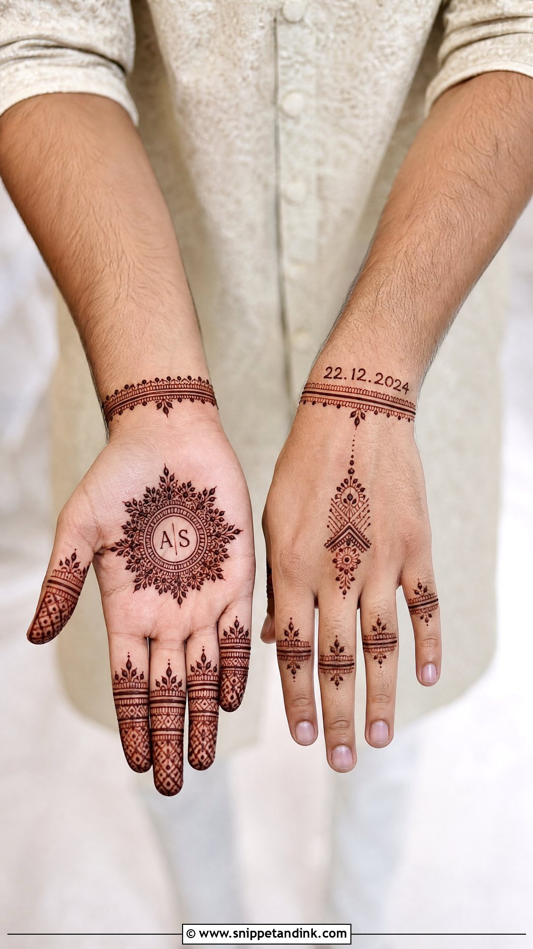 Groom Mehndi Design For Marriage - Snippet and Ink - 25 Mehndi Designs for Marriage