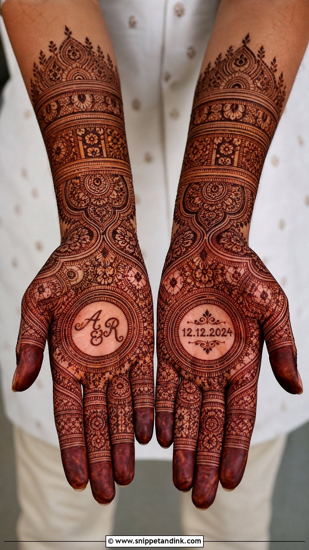 Groom Mehndi Design - Snippet and Ink - 25 Men Mehndi Designs