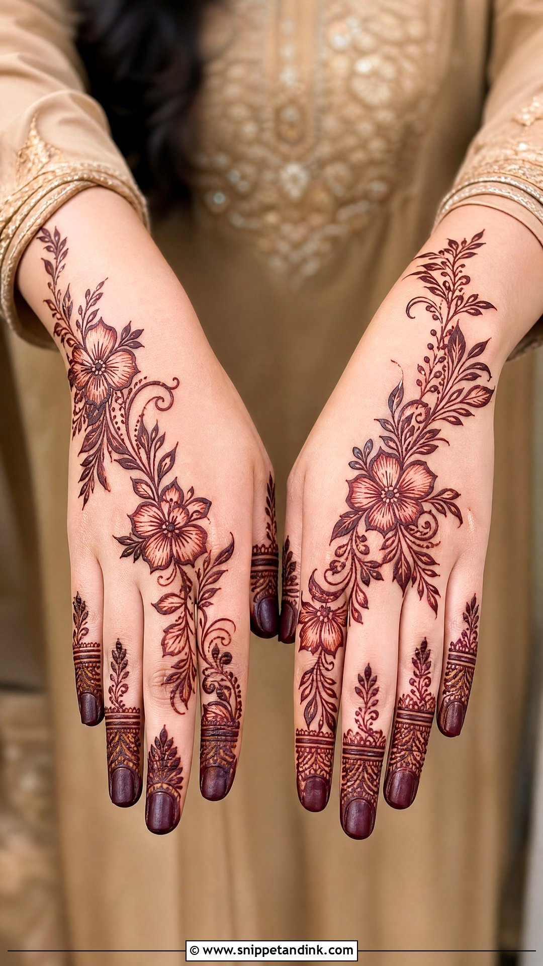 Groom Sister Arabic Mehndi Design - Snippet and Ink - 25 Groom Sister Mehndi Design Ideas