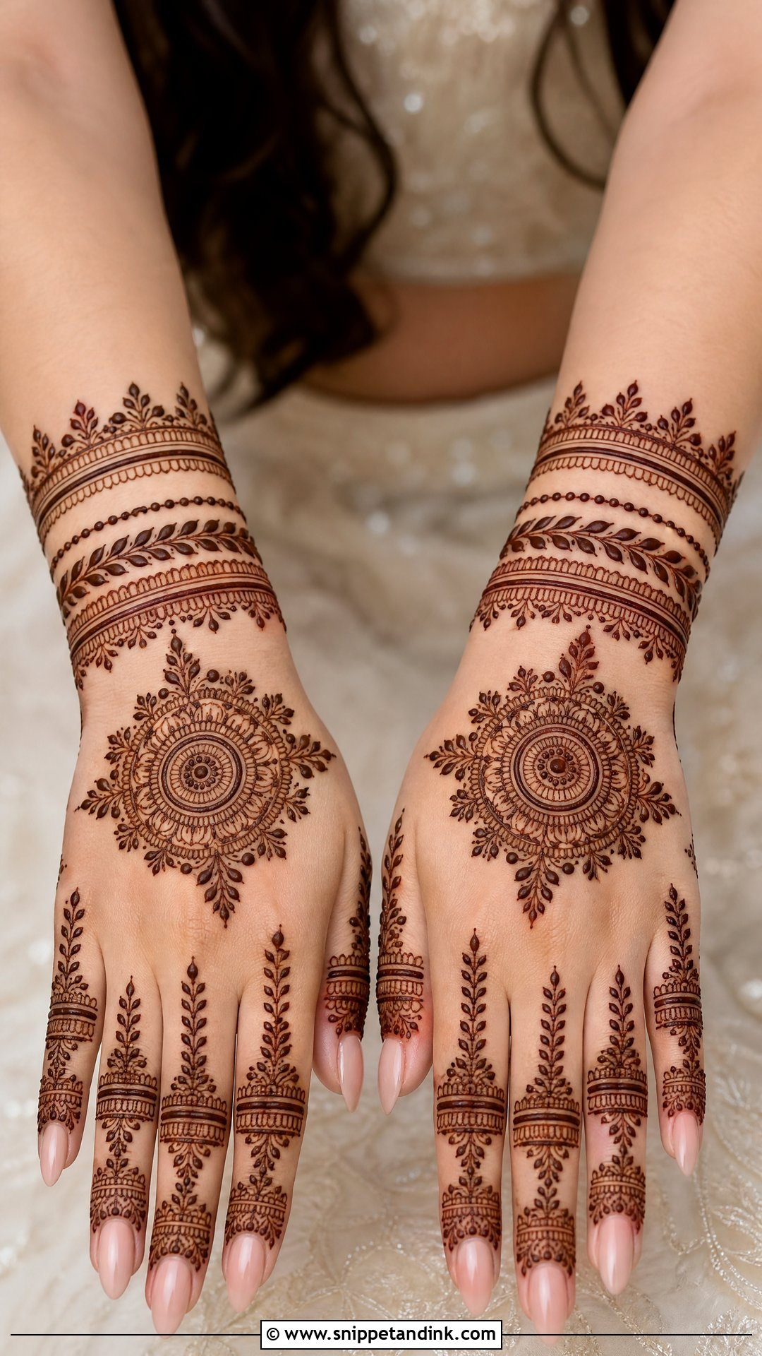 Groom Sister Back Hand Mehndi Design - Snippet and Ink - 25 Groom Sister Mehndi Design Ideas