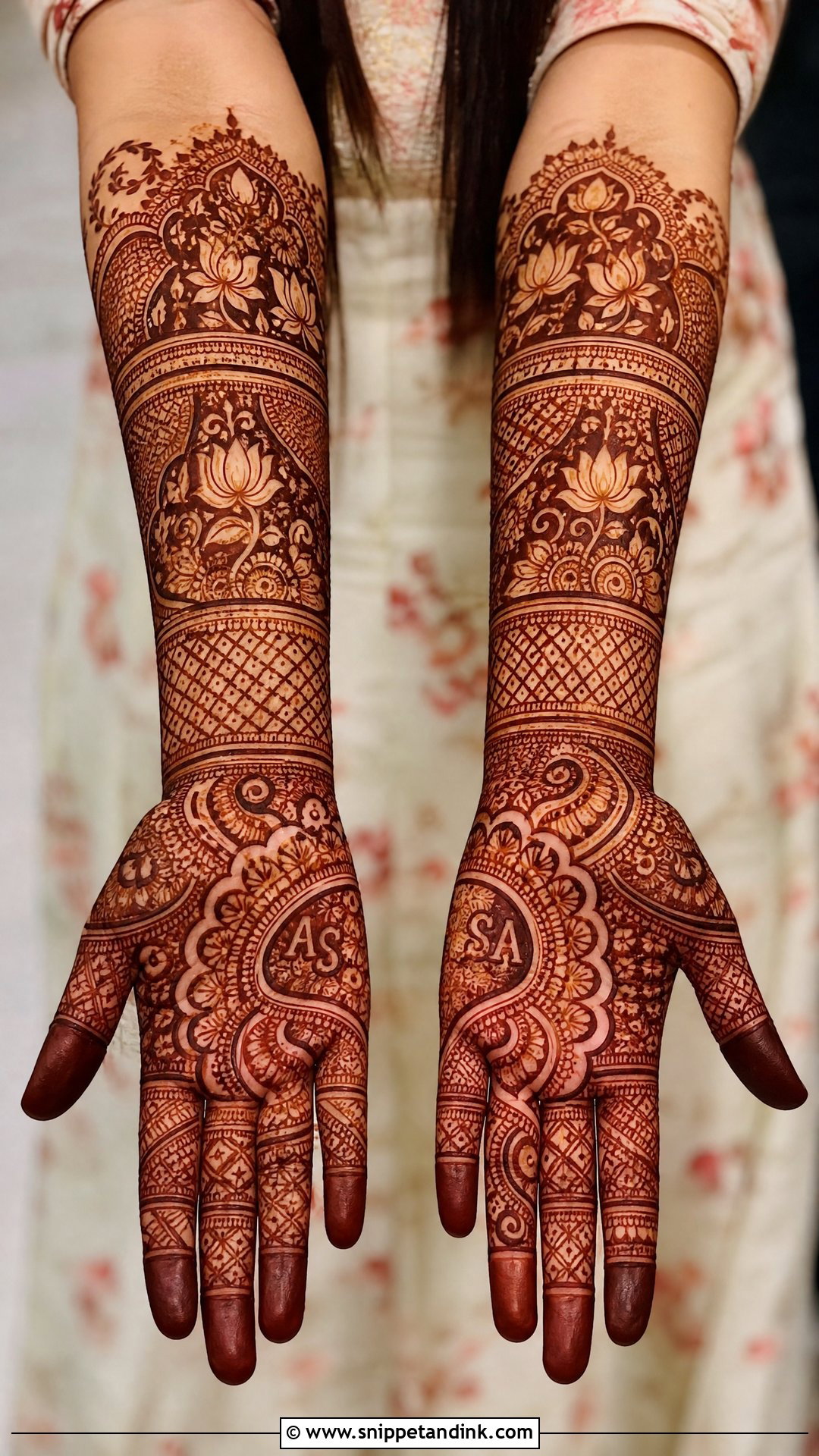 Groom Sister Bridal Look Mehndi Design - Snippet and Ink - 25 Groom Sister Mehndi Design Ideas