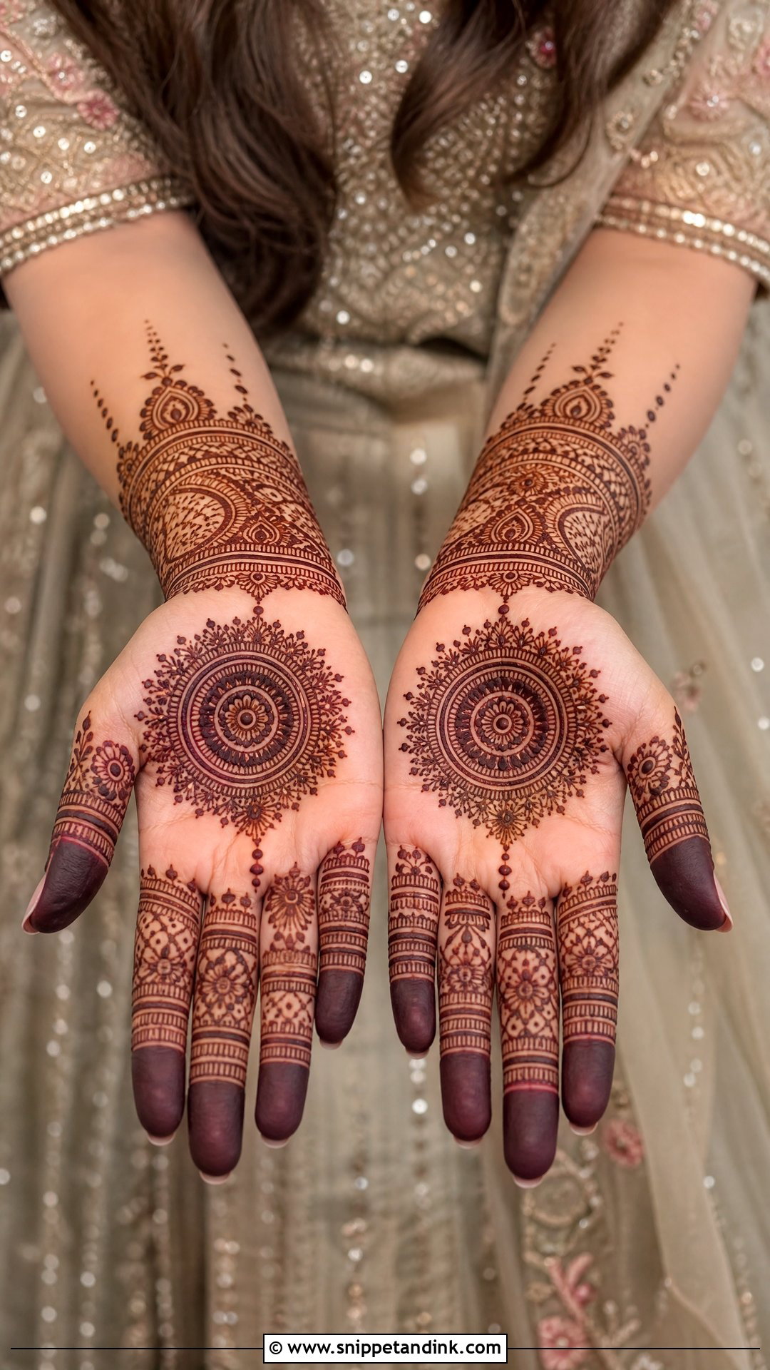 Groom Sister Front Hand Mehndi Design - Snippet and Ink - 25 Groom Sister Mehndi Design Ideas