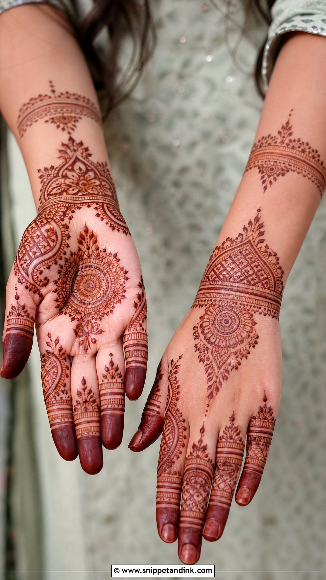Groom Sister Half Hand Mehndi Design - Snippet and Ink - 25 Groom Sister Mehndi Design Ideas